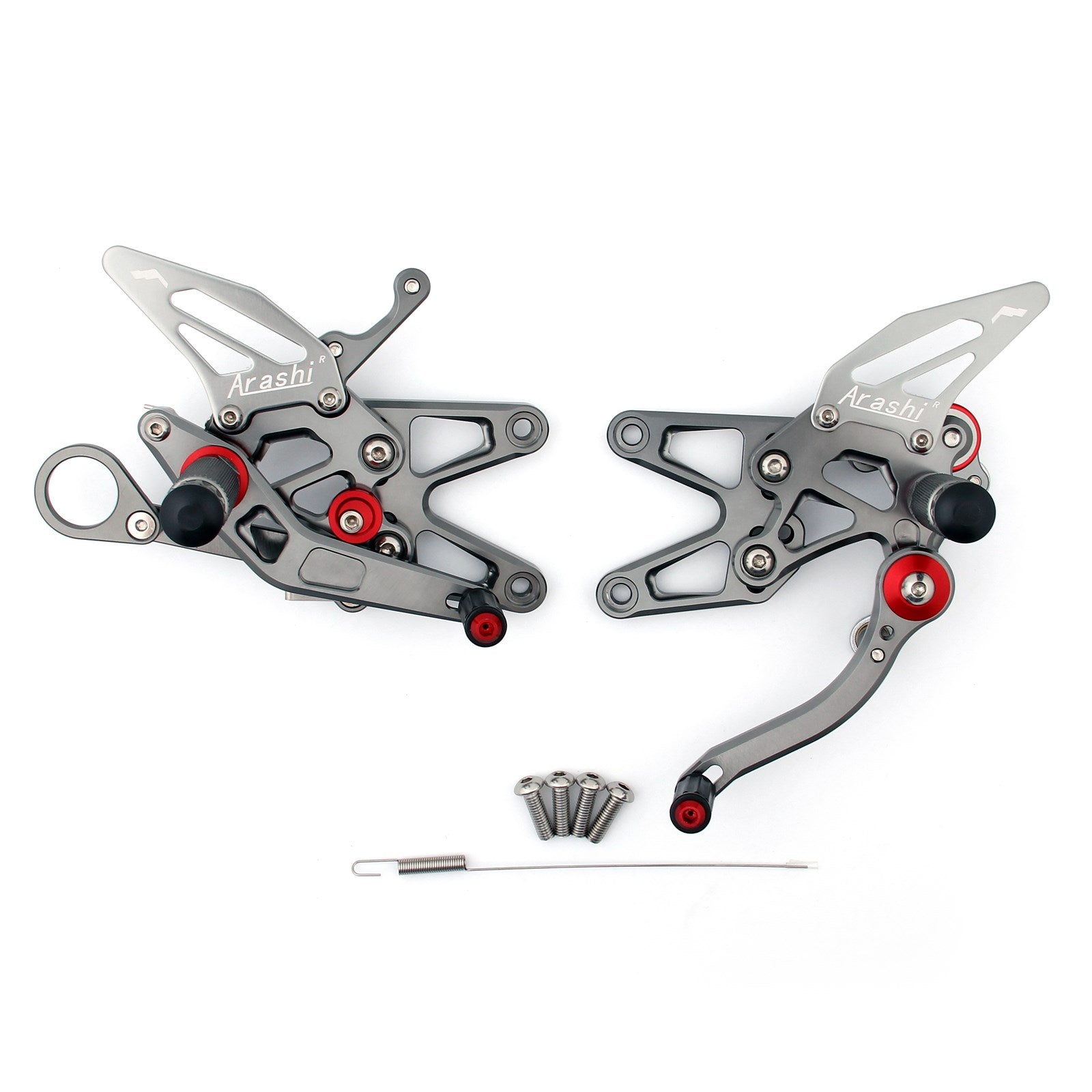 BMW S1000RR 2010-2014 Rearset Rear set Foot pegs Gray
