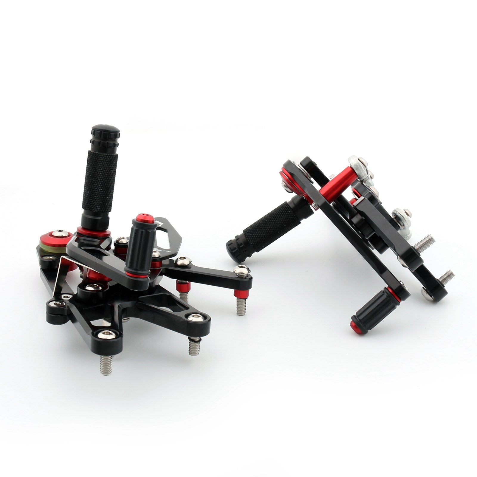 13-17 Triumph Dayton 675 CNC Racing Footrest Rearsets Rear Set Foot pegs BLK