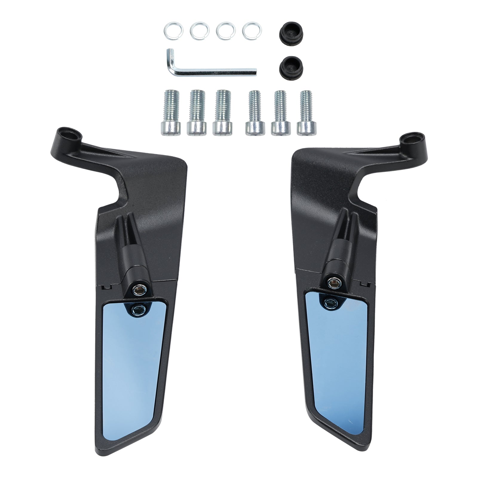 19-22 Ducati Scrambler 800 Icon 1100 Special Sport Winglet Mirrors Pair Universal