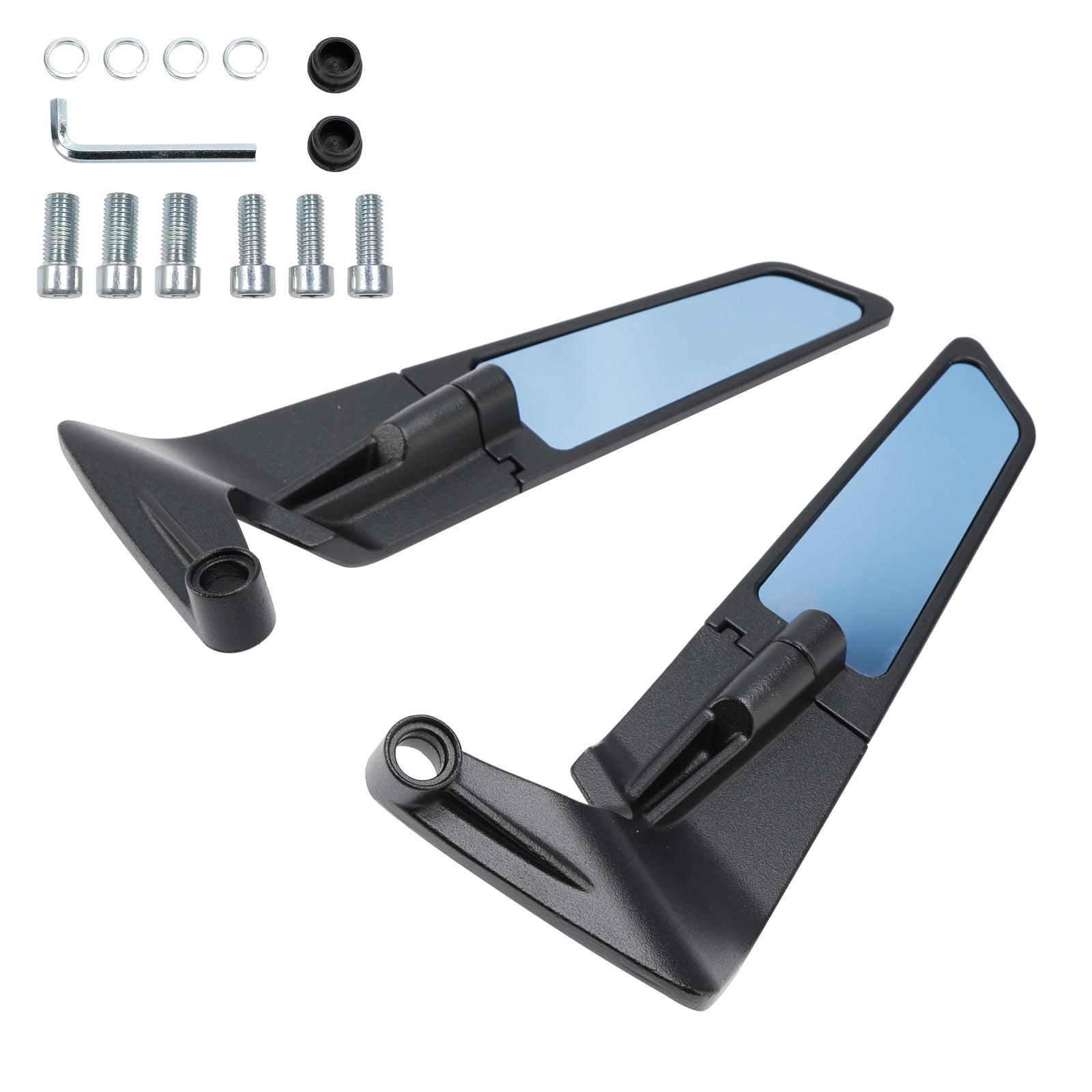 19-22 Ducati Scrambler 800 Icon 1100 Special Sport Winglet Mirrors Pair Universal