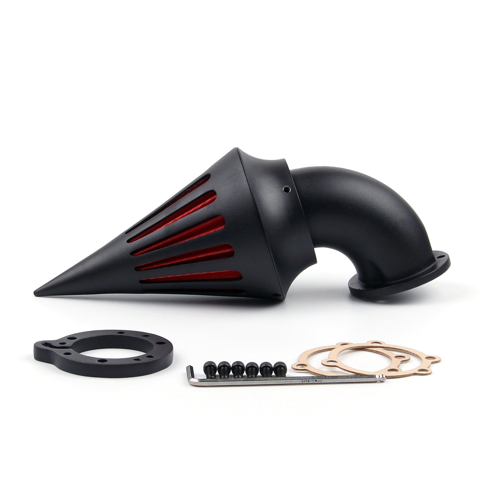 N Air Spike Touring S & S filtro carburatore pulitore Dyna aspirazione per Softail nero