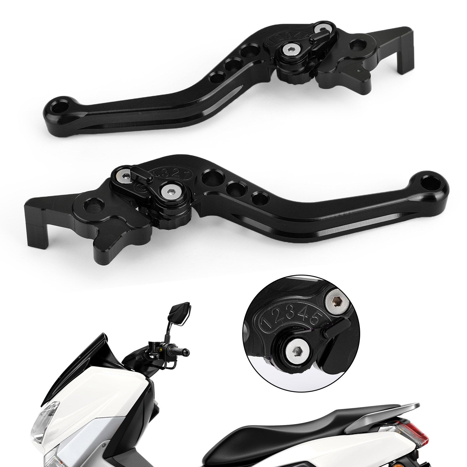 15-18 Yamaha NMAX 125/155 Brake Clutch Levers