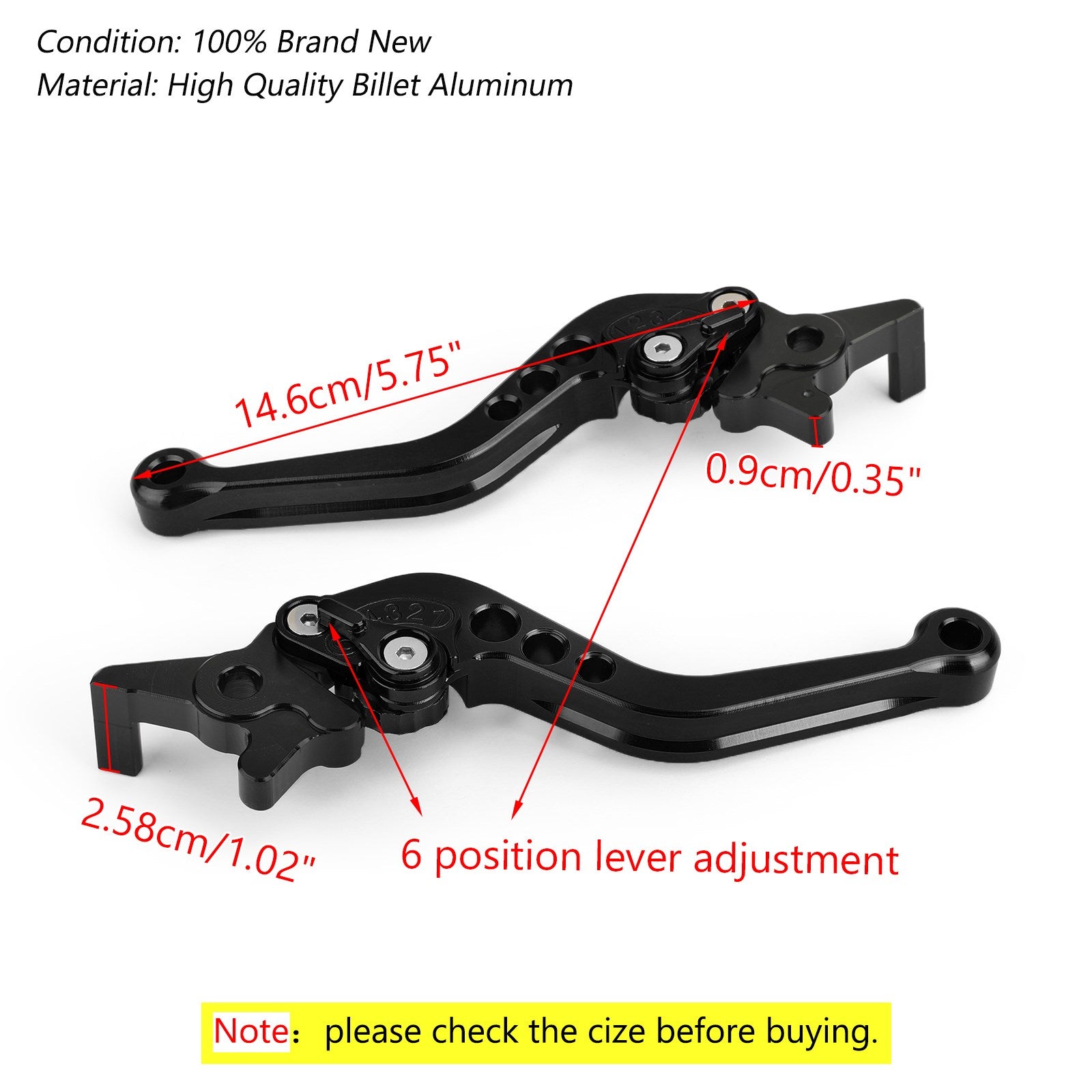 15-18 Yamaha NMAX 125/155 Brake Clutch Levers