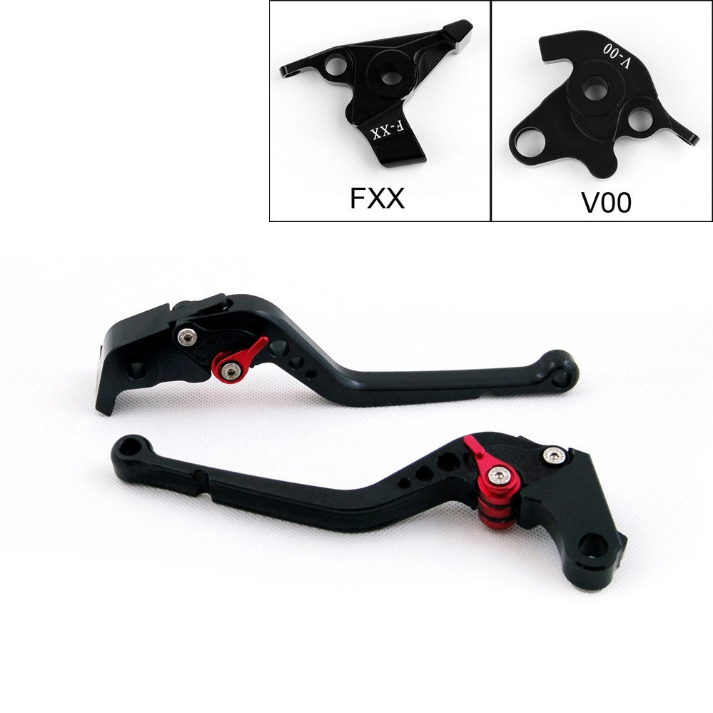Honda VFR800 CBR1100XX/BLACKBIRD ST1300/ST1300A Leviers d'embrayage de frein noirs