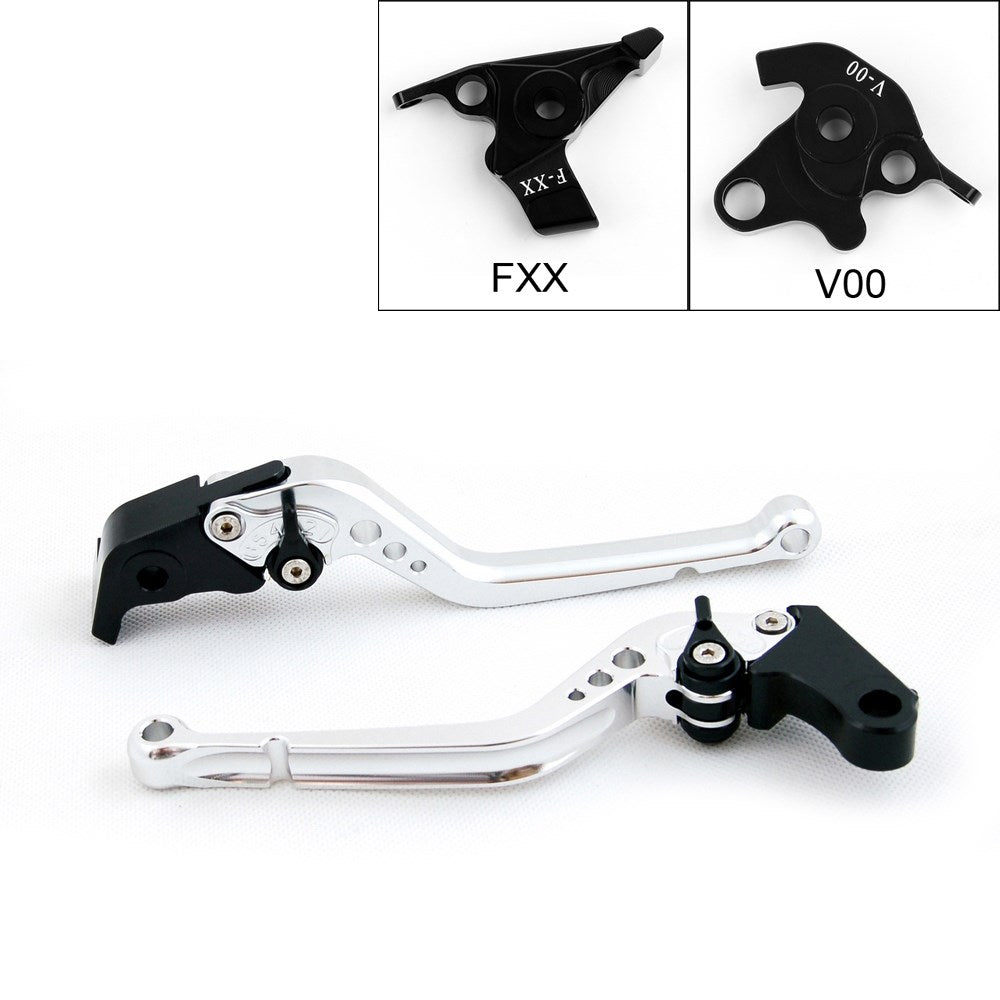 Honda VFR800 CBR1100XX/BLACKBIRD ST1300/ST1300A Leviers d'embrayage de frein Argent