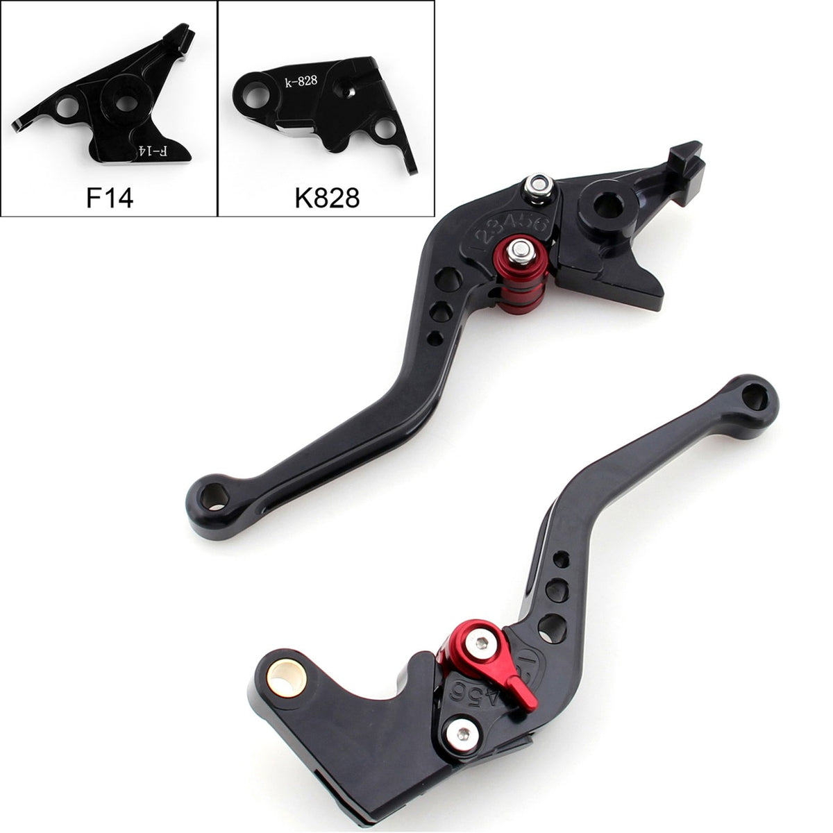 Kawasaki ZX6R/ZX636R/ZX6RR ZX 9R 10R 12R Z1000 ZZR600 Brake Clutch Levers Black