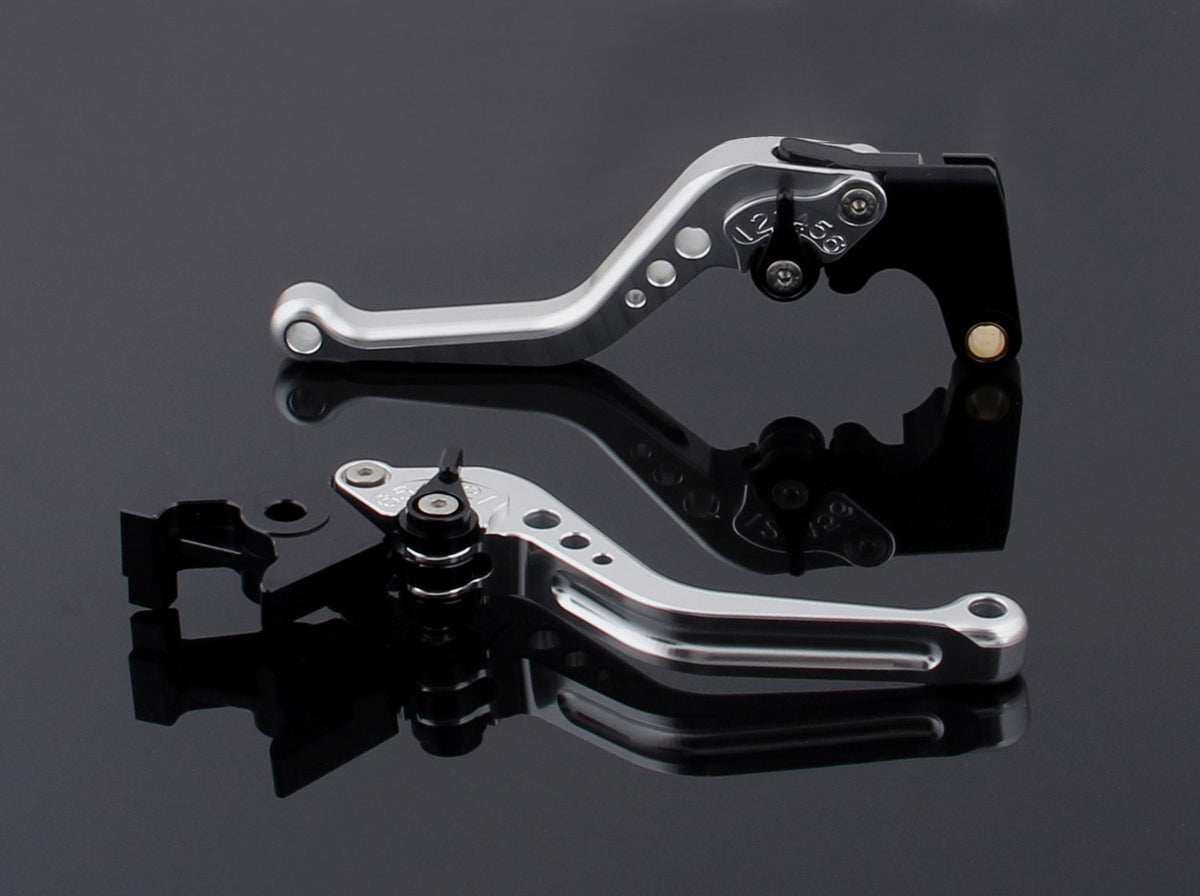 Kawasaki NINJA 650R 400R ER-6N ER-6n Versys Short Brake Clutch Levers Silver