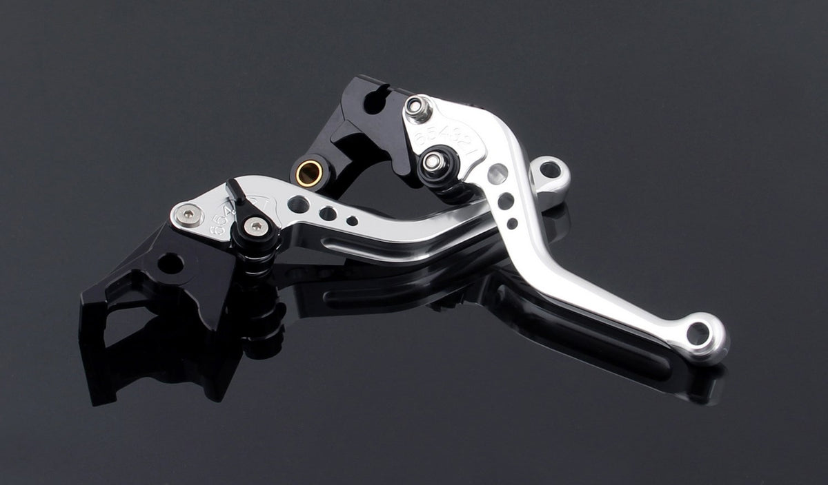 Kawasaki NINJA 650R 400R ER-6N ER-6n Versys Short Brake Clutch Levers Silver