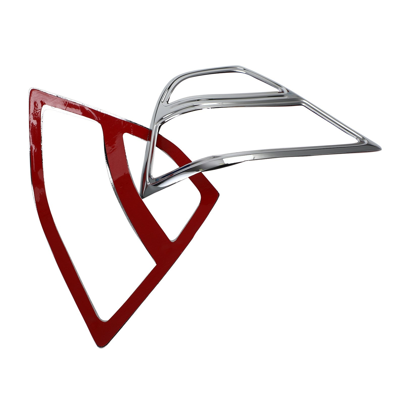 Chrome Fairing Saddlebag Light Accents Fit Honda Goldwing GL1800 2001-2011