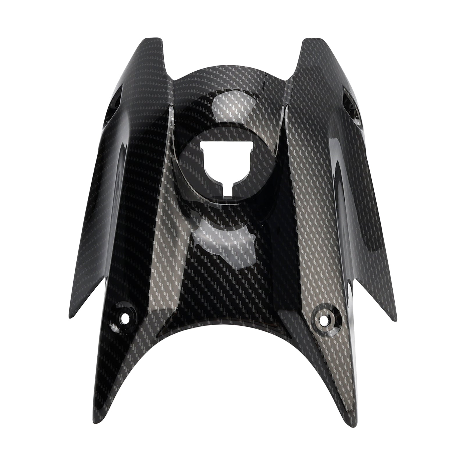 Couvercle de garniture de capot de verrouillage avant en carbone pour Honda CB650R CBR650R 2019-2021 générique