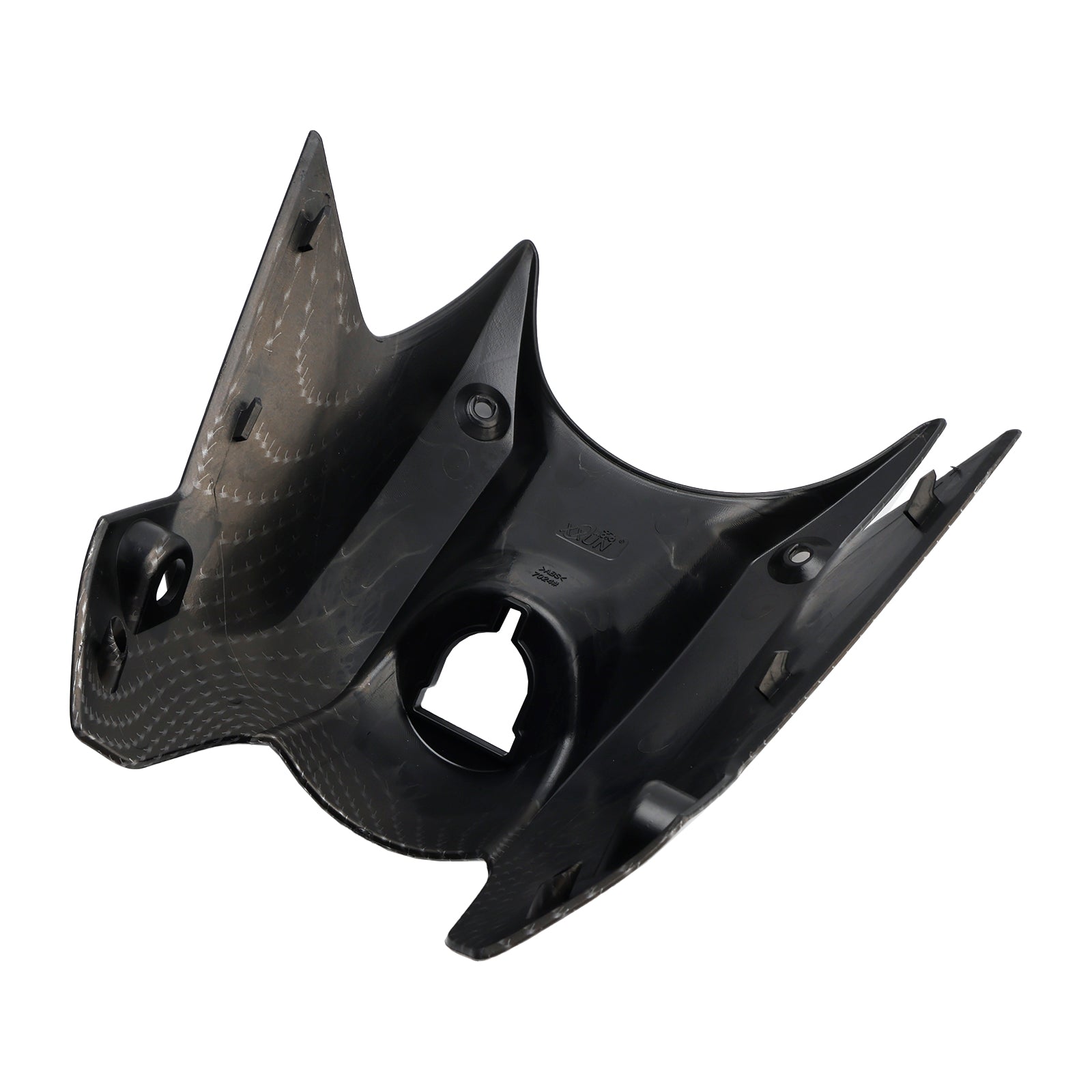 Couvercle de garniture de capot de verrouillage avant en carbone pour Honda CB650R CBR650R 2019-2021 générique