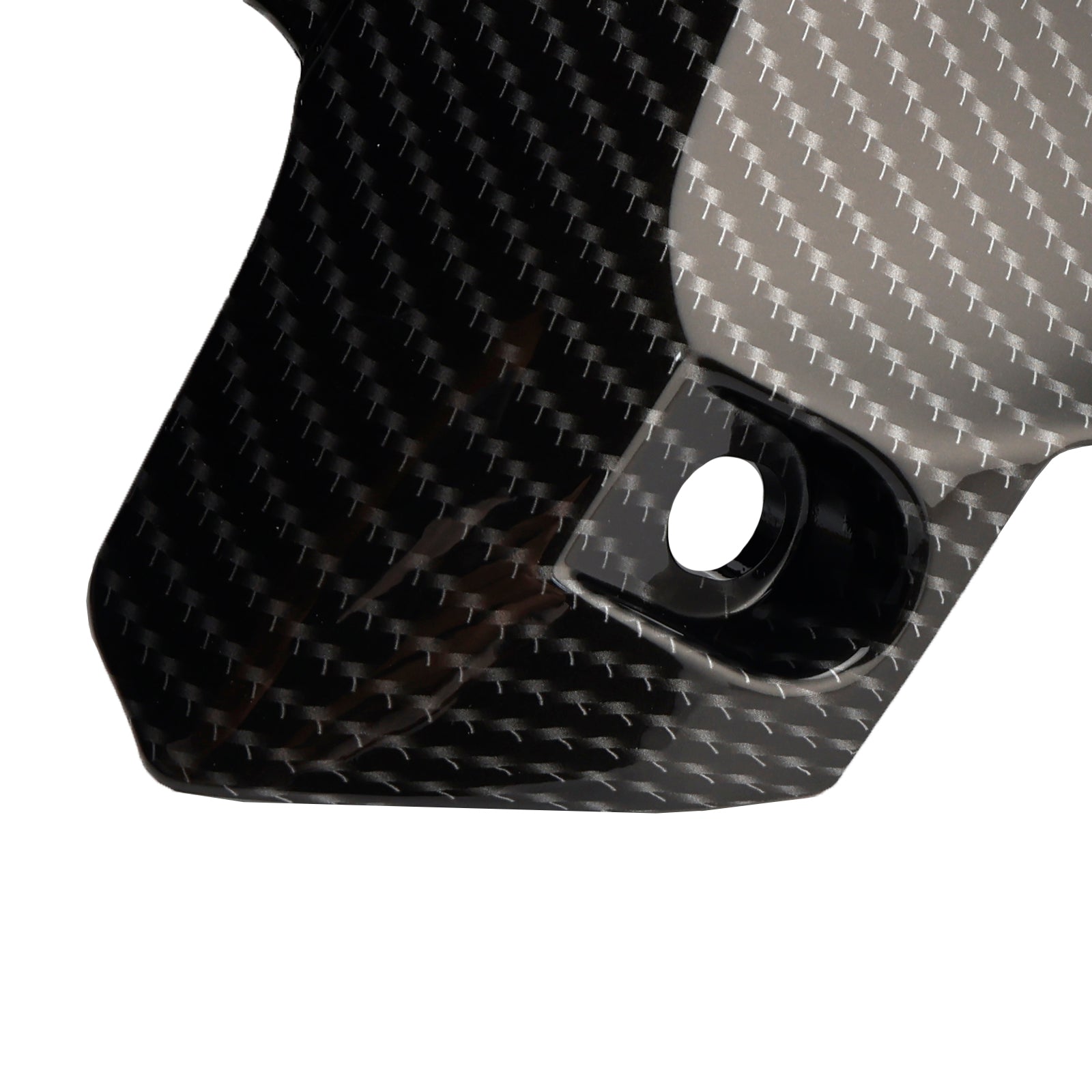 Couvercle de garniture de capot de verrouillage avant en carbone pour Honda CB650R CBR650R 2019-2021 générique