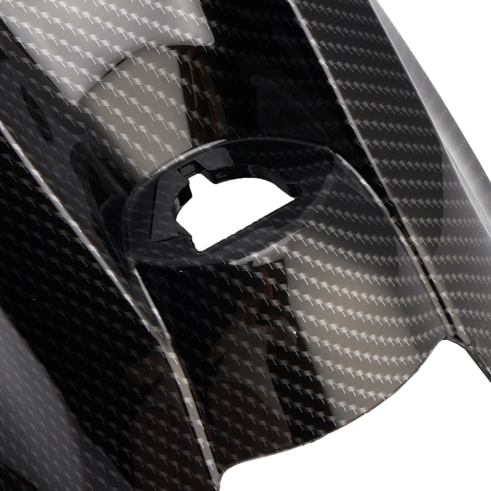 Couvercle de garniture de capot de verrouillage avant en carbone pour Honda CB650R CBR650R 2019-2021 générique