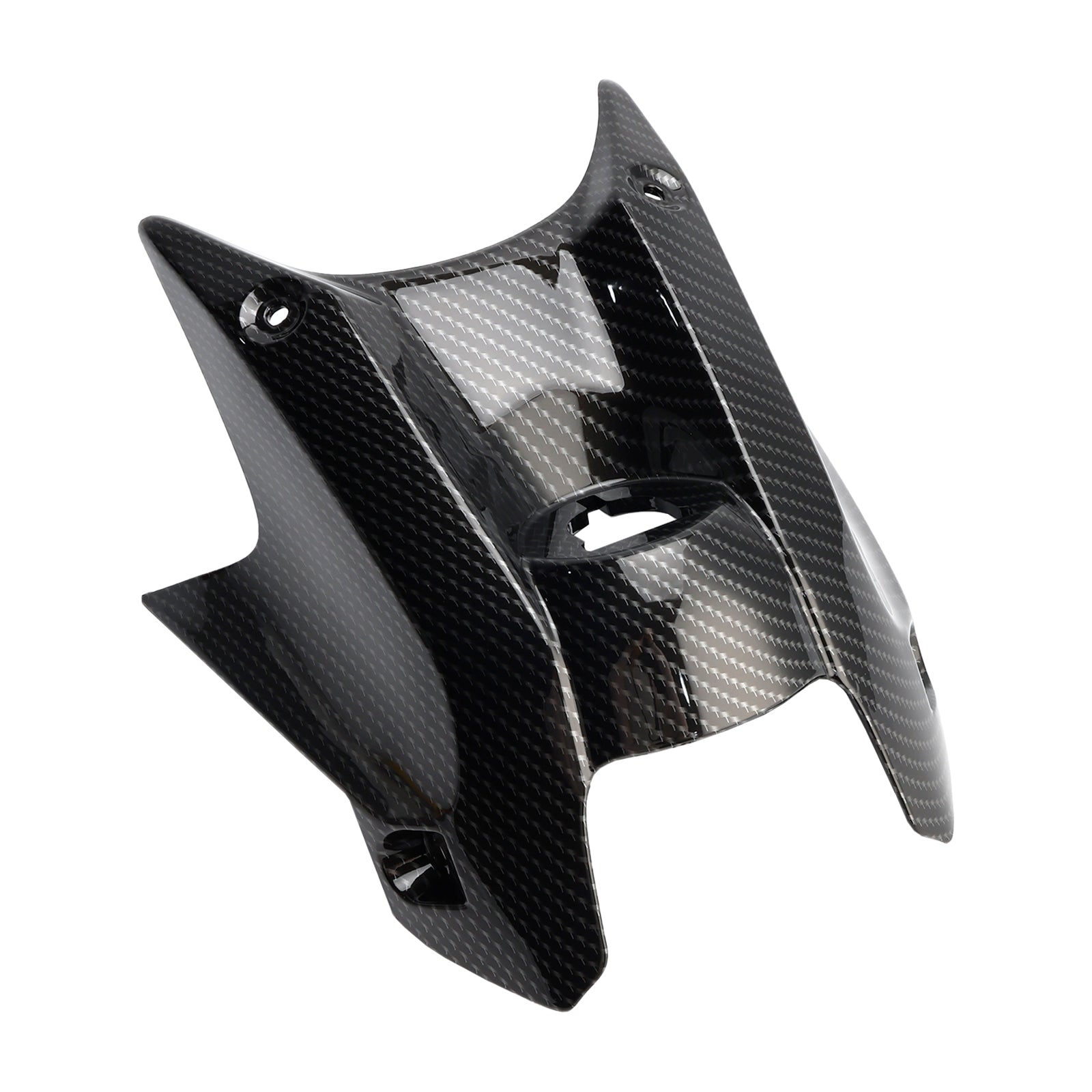 Couvercle de garniture de capot de verrouillage avant en carbone pour Honda CB650R CBR650R 2019-2021 générique