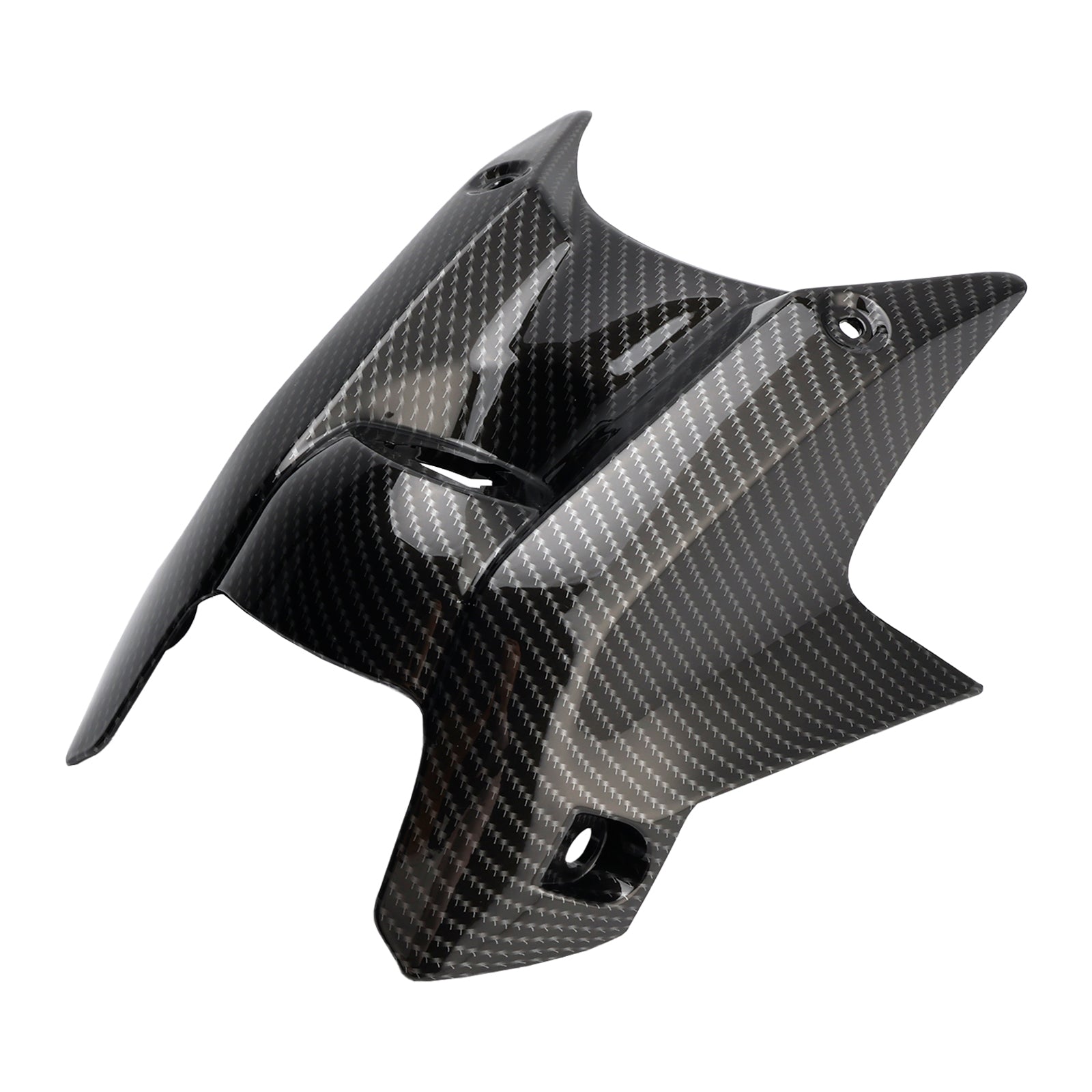 Couvercle de garniture de capot de verrouillage avant en carbone pour Honda CB650R CBR650R 2019-2021 générique