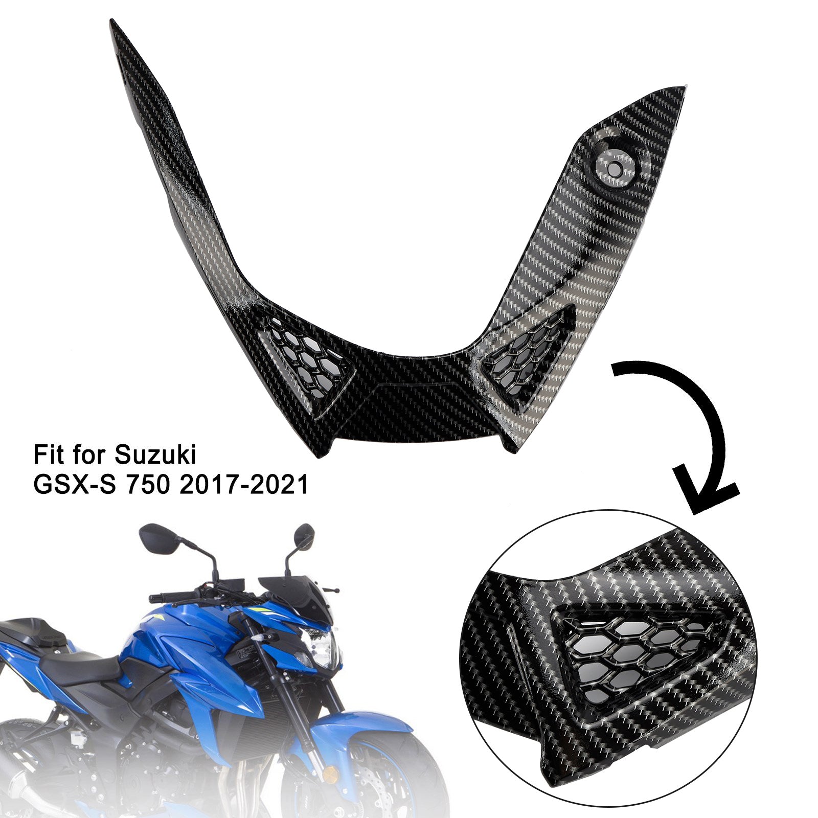 Lower Protection Cover Fairing Plates for Suzuki GSXS GSX-S750 2017-2021 Generic