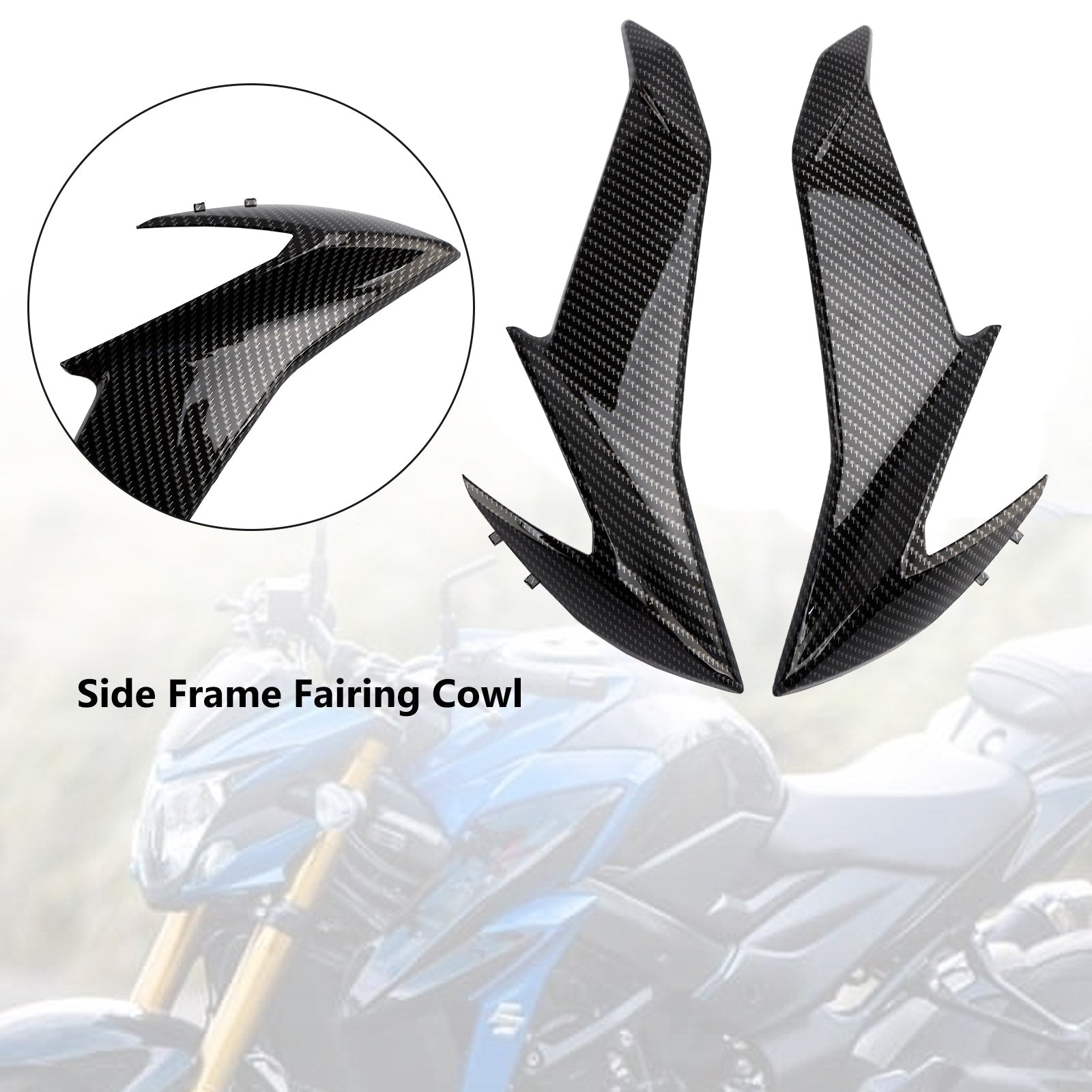 2017-2021 Suzuki GSXS GSX-S750 Side Frame Fairing Cowl Radiator Cover Generic