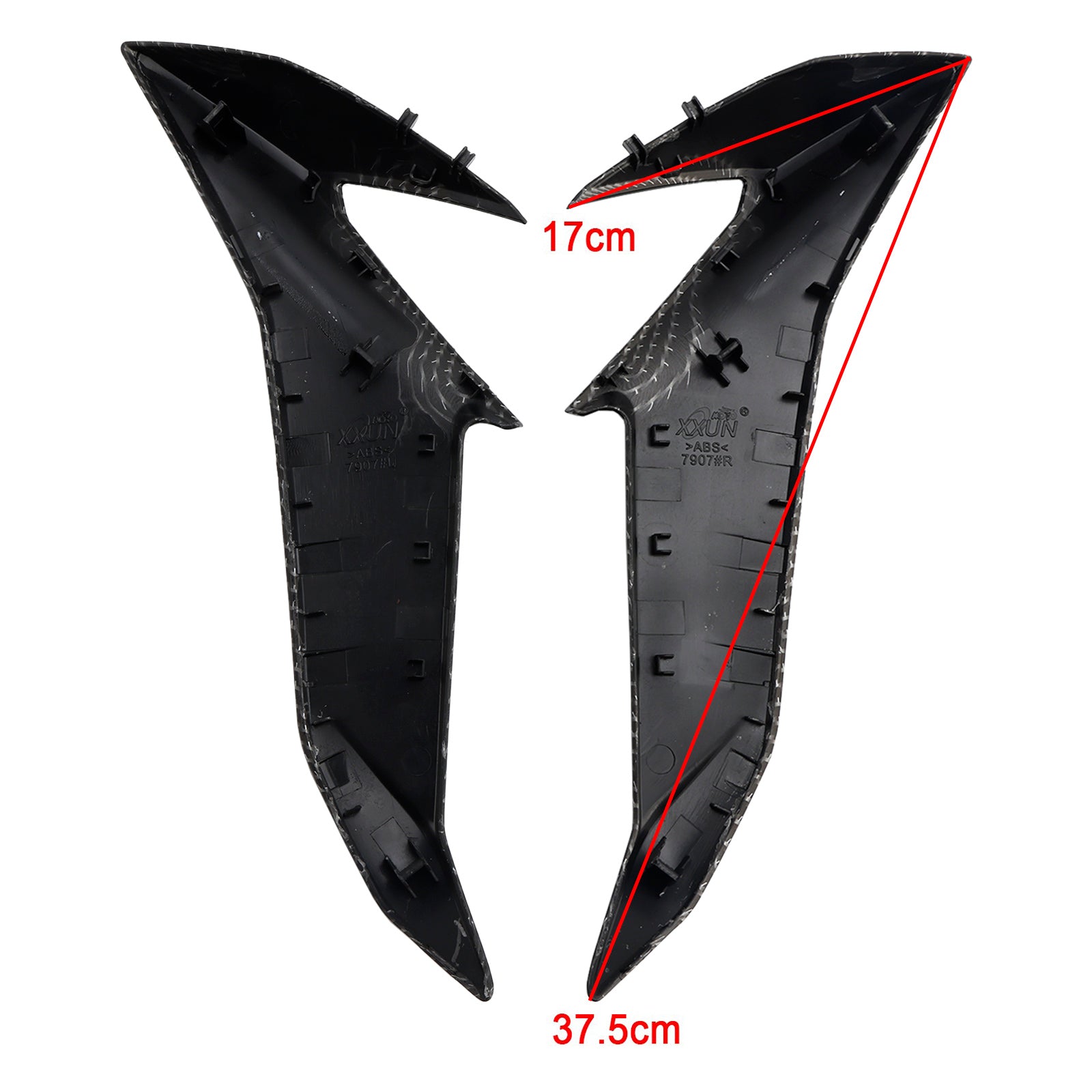 2017-2021 Suzuki GSXS GSX-S750 Side Frame Fairing Cowl Radiator Cover Generic