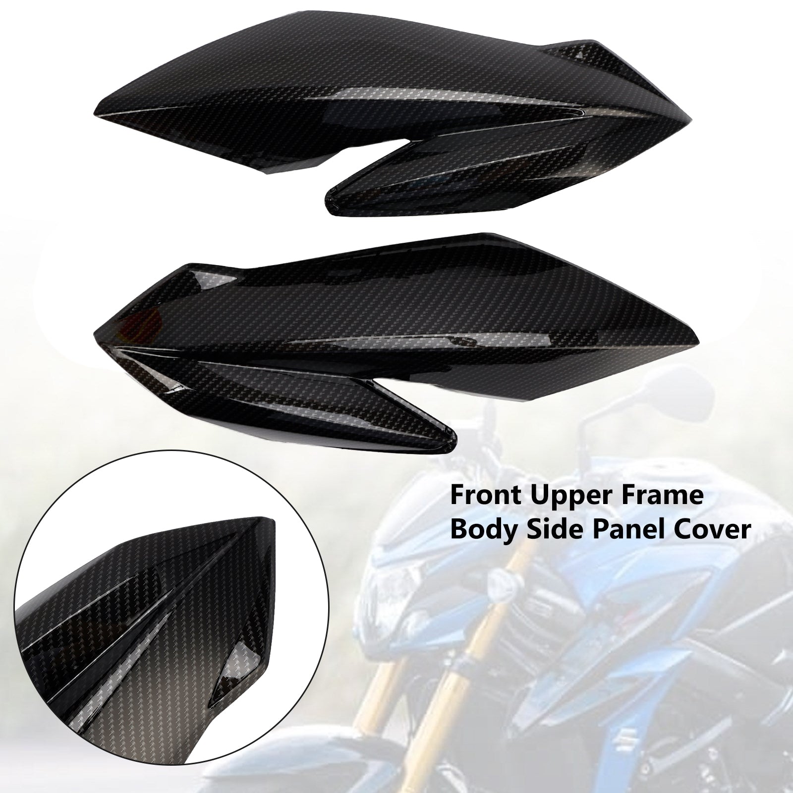 フロントアッパーフレームボディサイドパネルカバースズキ GSXS GSX-S750 2017-2021 汎用