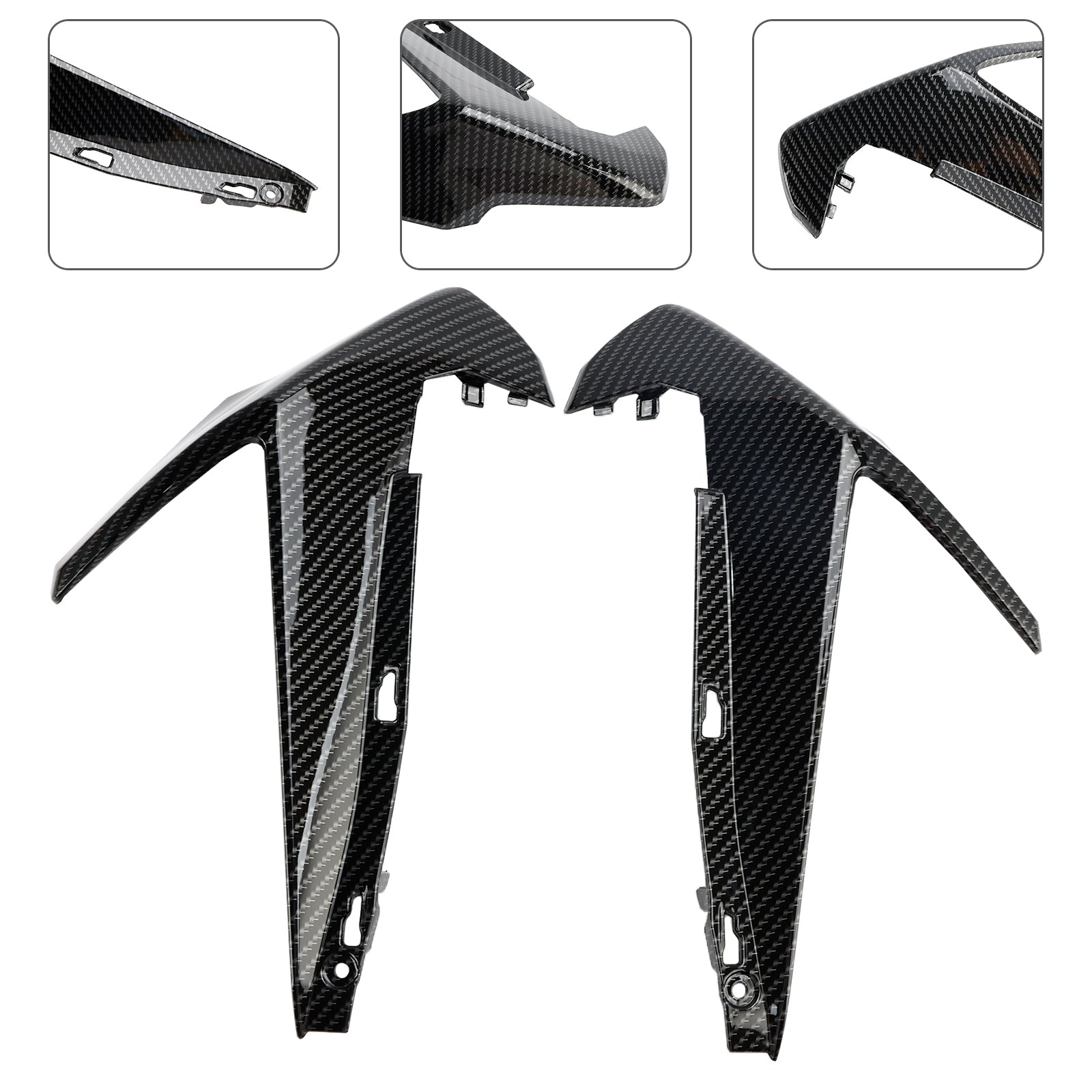 Front Nose Cover Forlight Panel Fairing til Honda CBR500R 2019-2021 Carbon