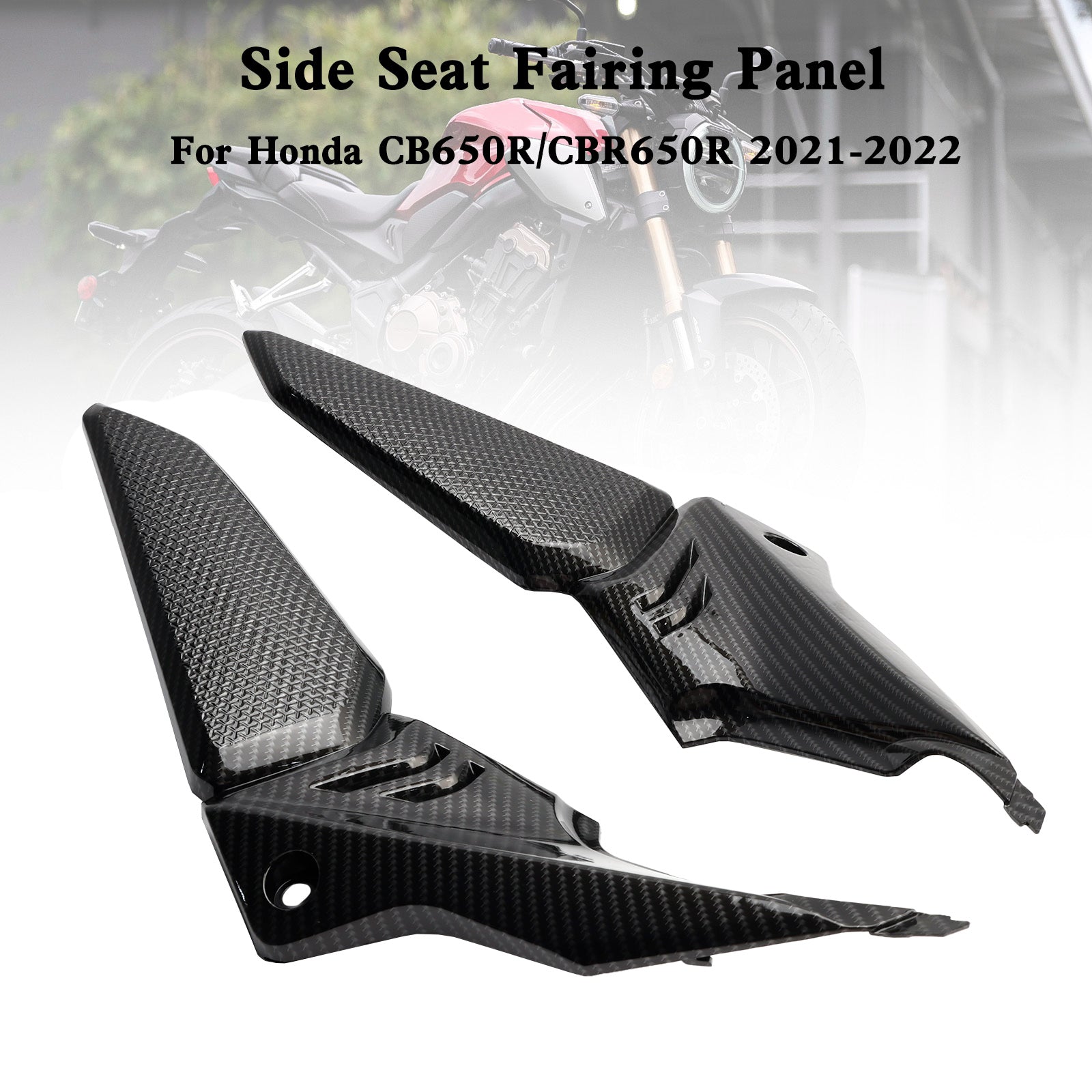 Front Side Seat Fairing Gas Tank Panel For Honda CB650R CBR650R 2021-2022