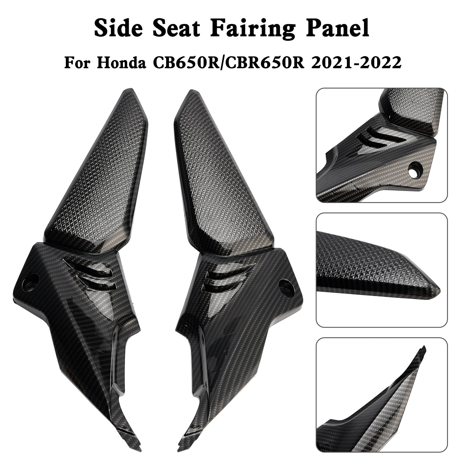 Front Side Seat Fairing Gas Tank Panel For Honda CB650R CBR650R 2021-2022