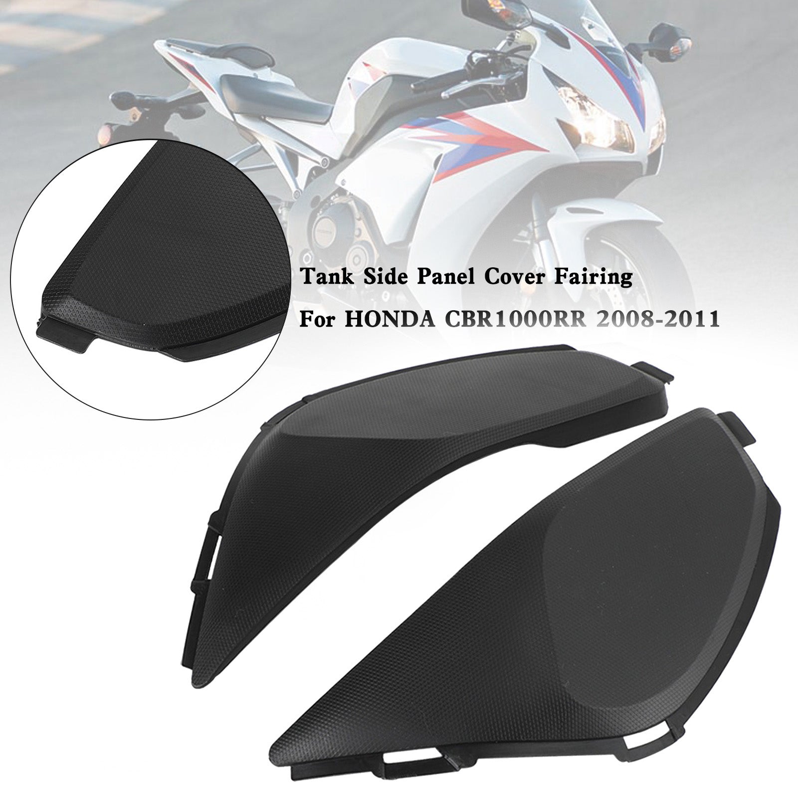 Gastank-Seitenverkleidung, Verkleidung, Verkleidung, für Honda CBR1000 RR 2008–2011