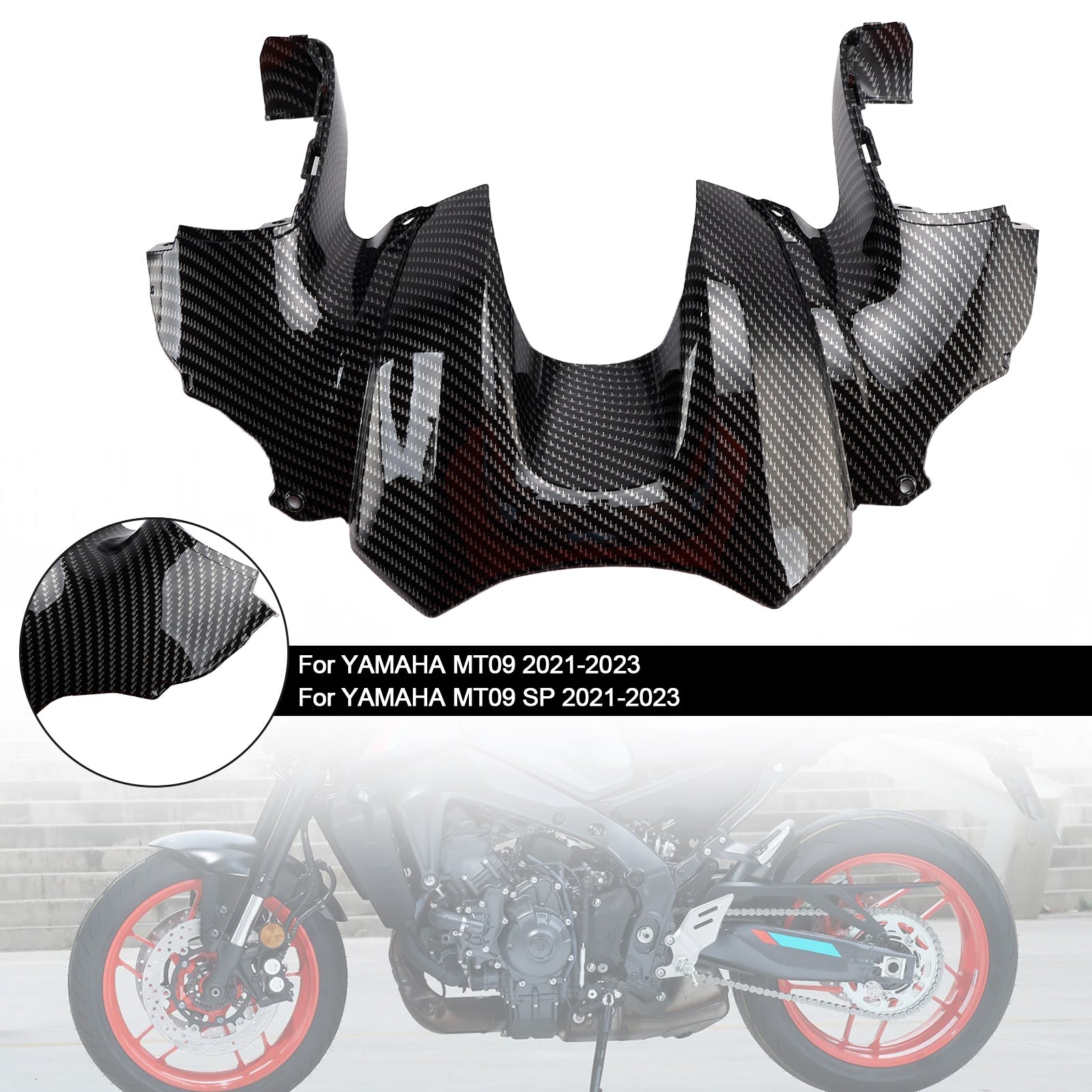 21-23 YAMAHA MT09 SP VOOR TANK AIR Box Cover kuip