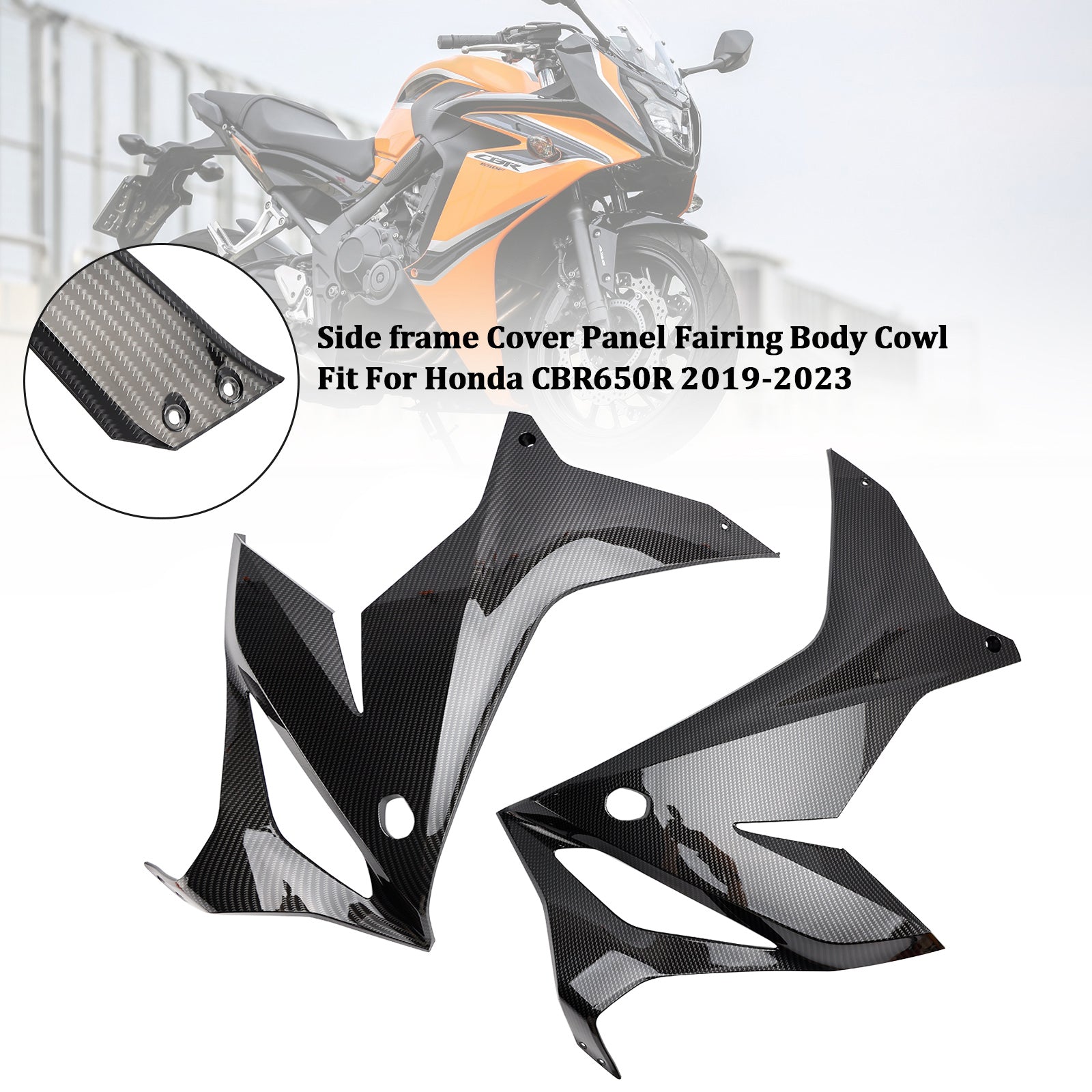 19-23 Honda CBR650R Side frame Cover Panel Fairing Body Cowl