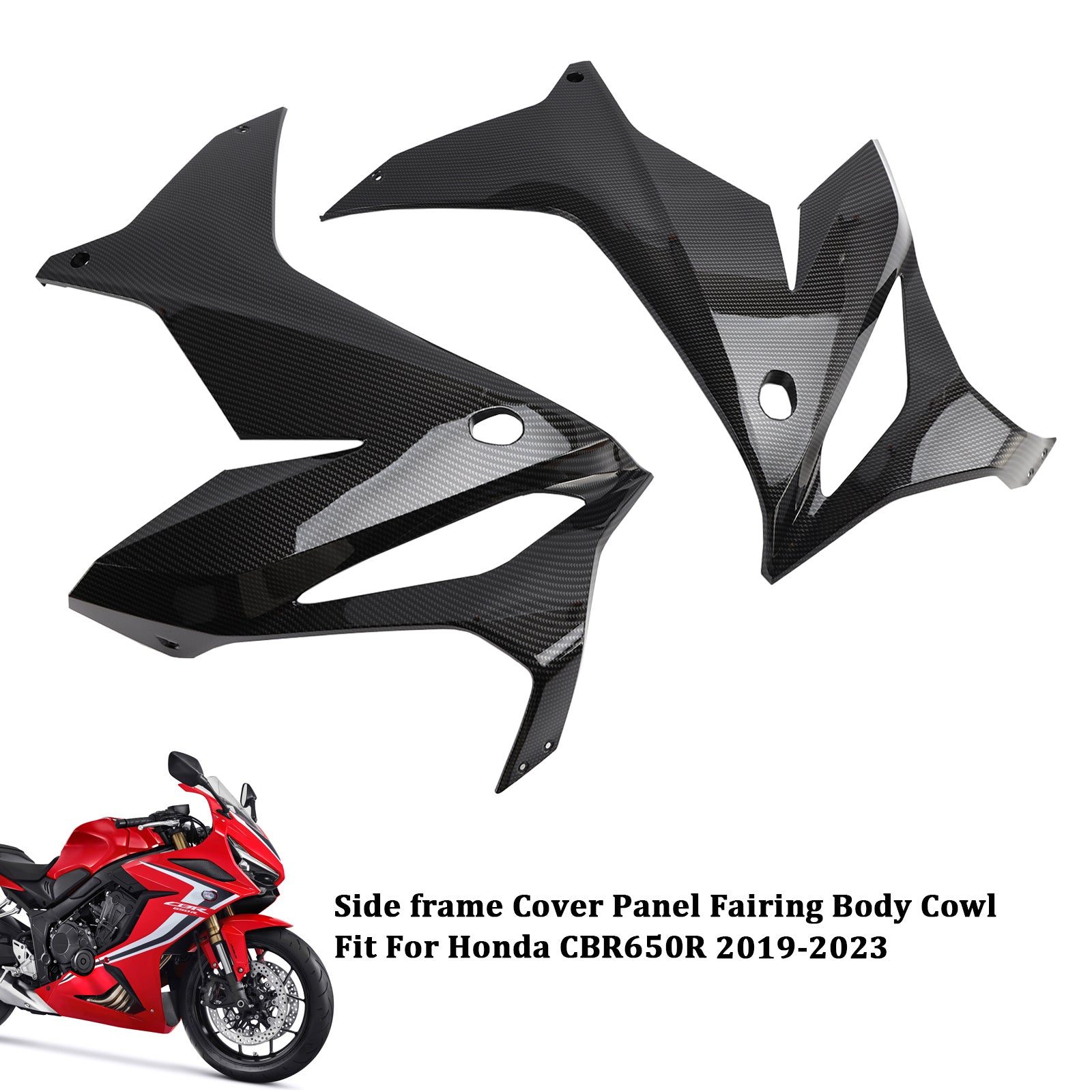 19-23 Honda CBR650R Side frame Cover Panel Fairing Body Cowl