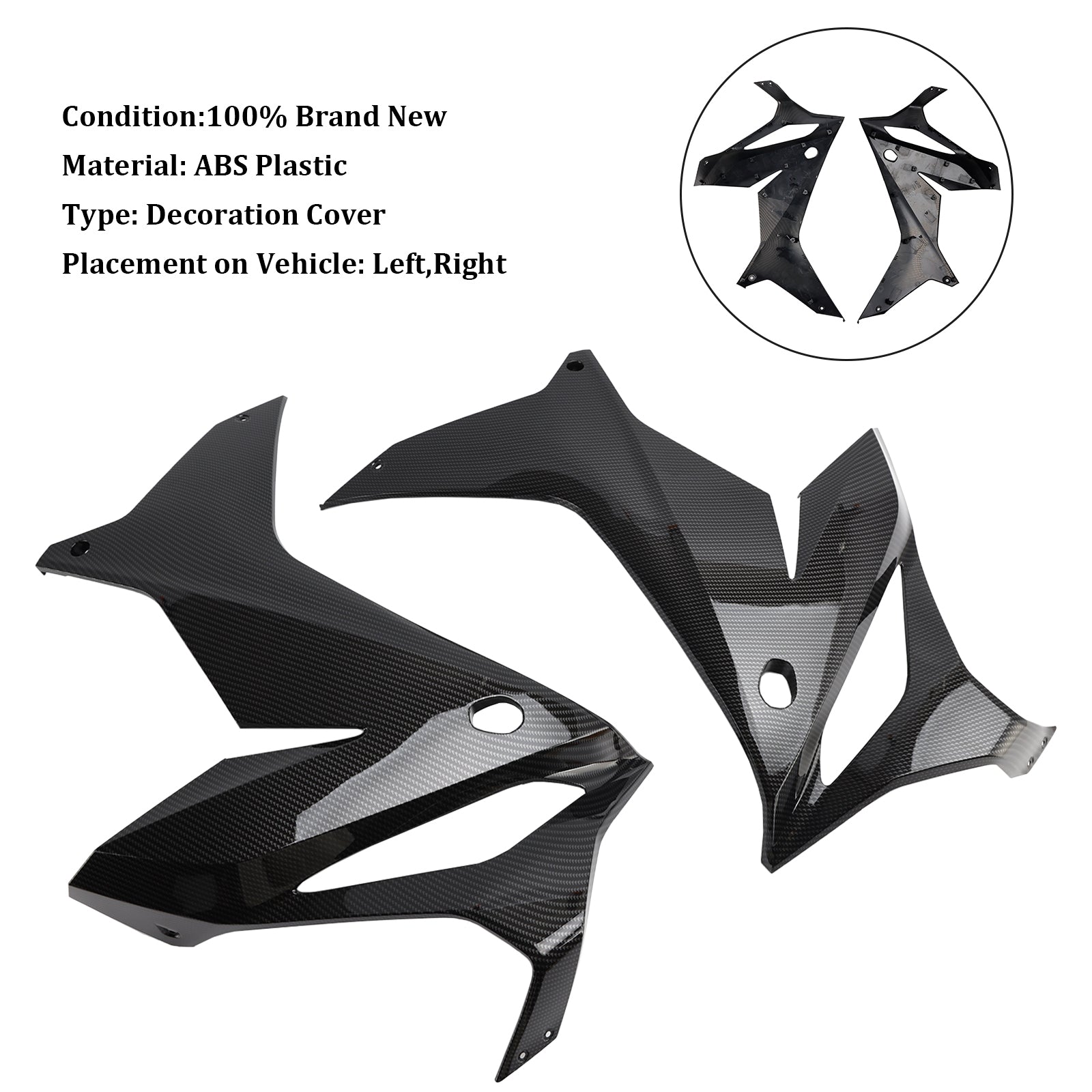 19-23 Honda CBR650R Side frame Cover Panel Fairing Body Cowl