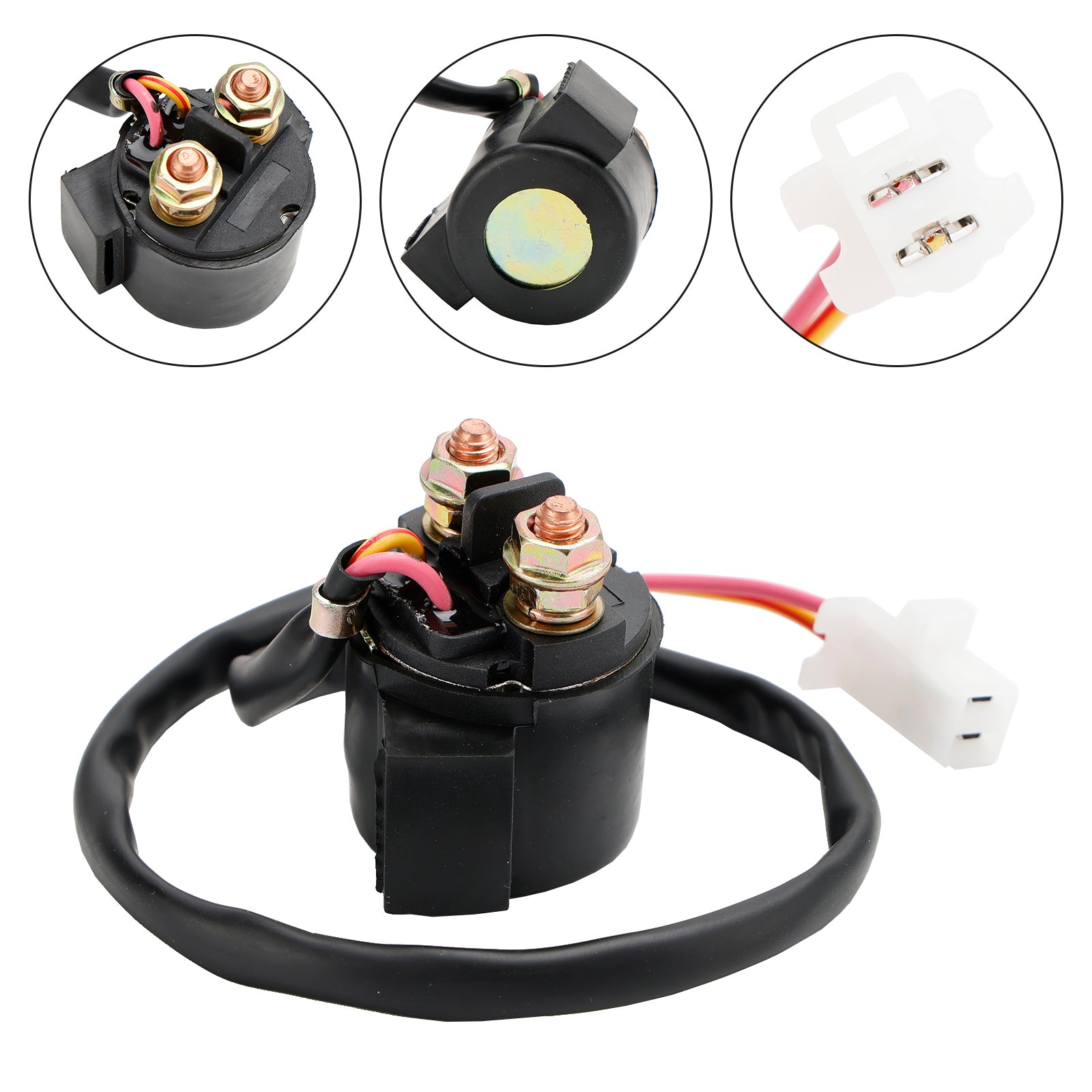 Solenóide de revezamento inicial para Yamaha XVZ 1300CC 1986-1993 FZR 400CC 1988-1990 FZ 750CC 1985-1988