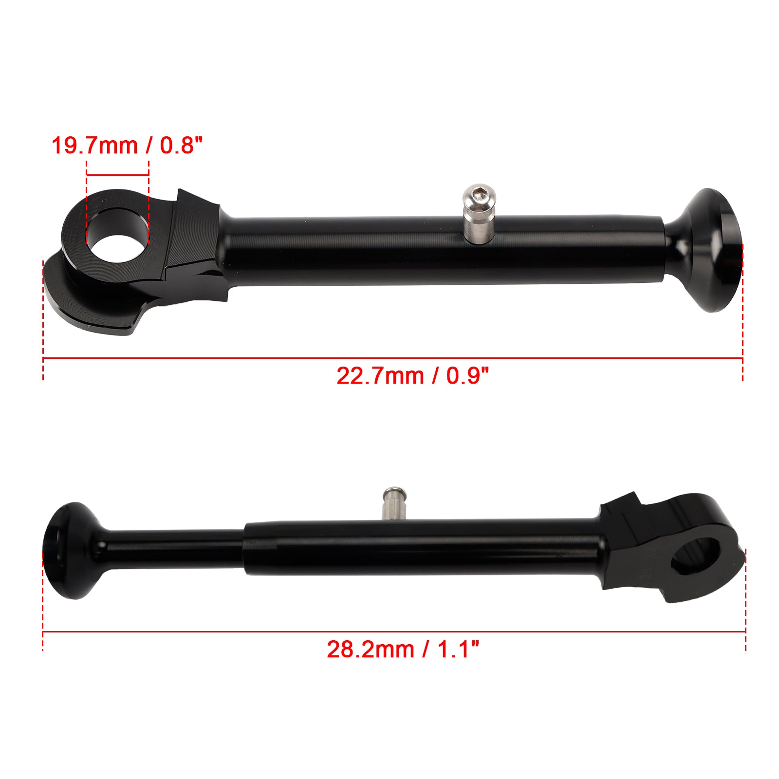 2006-2012 Yamaha YZF R6 Adjustable CNC Aluminum Kickstand Black Generic