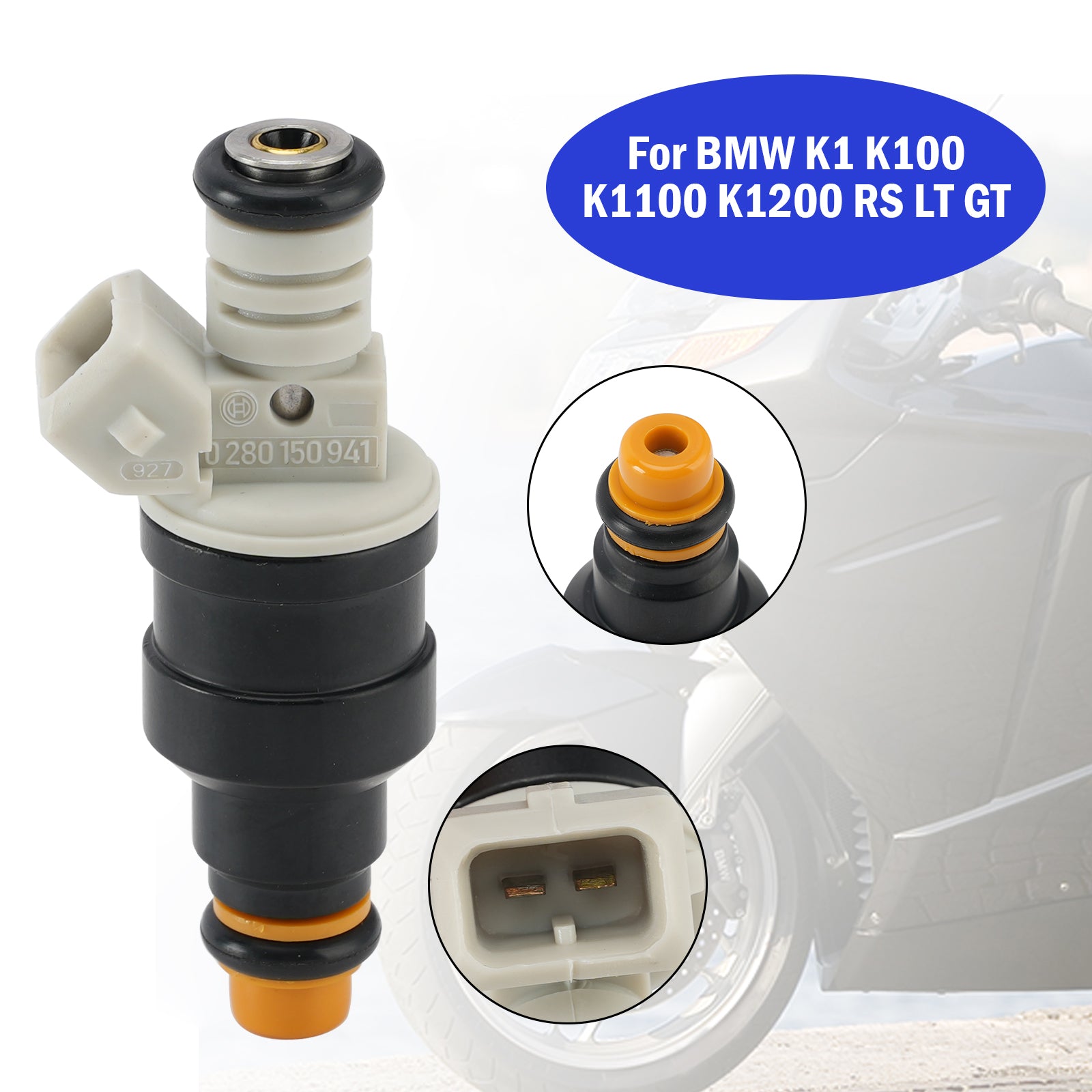 BMW K1 K100 K1100 K1200 RS LT GT Iniettore carburante moto 0280150705