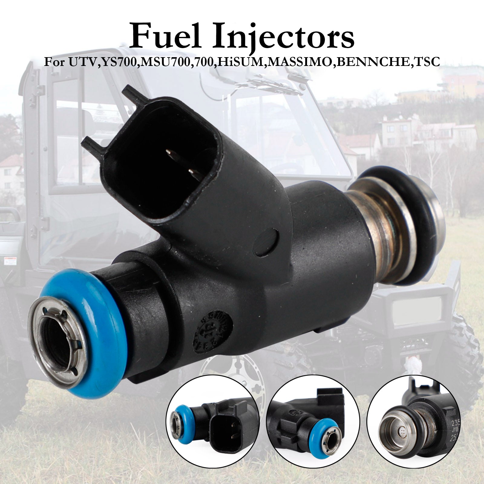 Brandstofinjector voor Hisun EFI 700 ATV UTV 16400-007C-0000, 25160-F39-000, 358800001 25377439