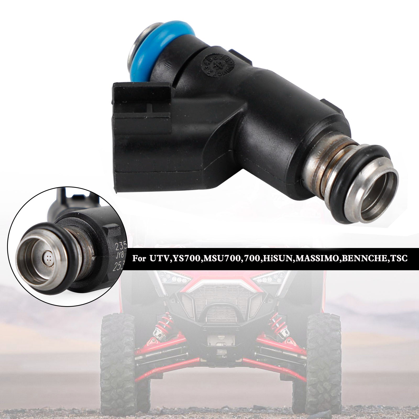 Brandstofinjector voor Hisun EFI 700 ATV UTV 16400-007C-0000, 25160-F39-000, 358800001 25377439