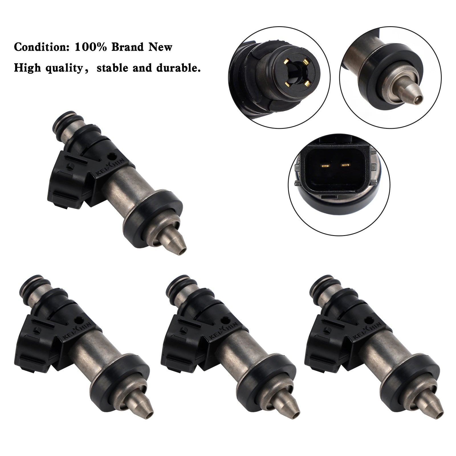 4PCS 16406-ZW5-000 Fuel Injectors For Honda Outboard MP7770 4 Stroke BF115-130HP