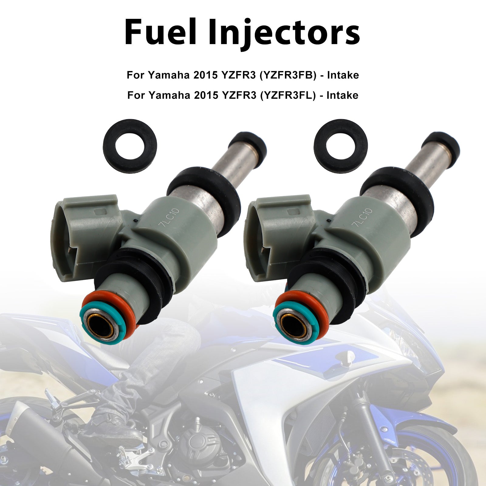 Yamaha YZF-R3 2015-2022 2PCS 1WD-E3761-00-00 Fuel Injectors