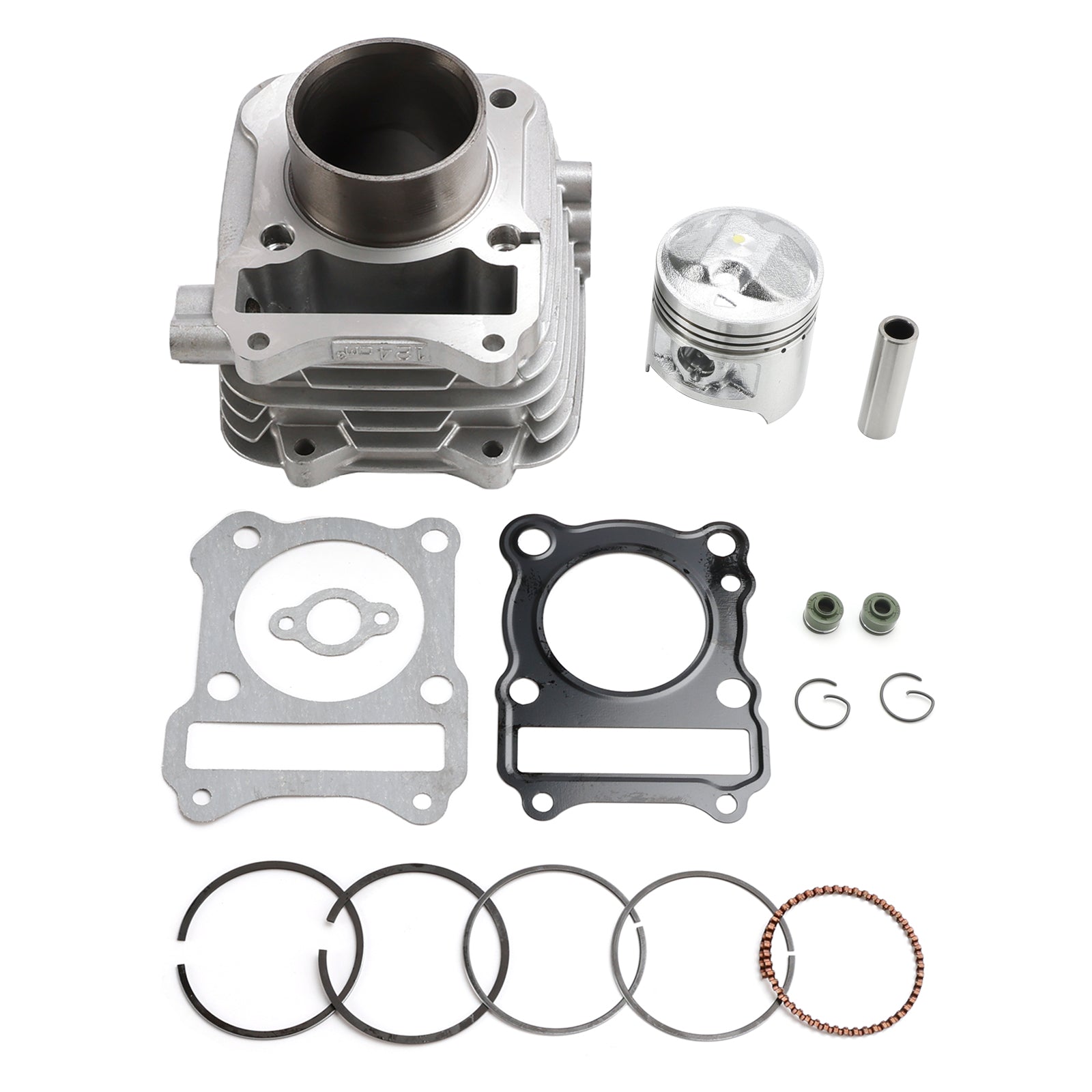 Suzuki Gz125 Gs125 Gn125 En125 57mm Cylinder Domed Type Piston Gaskets Kit