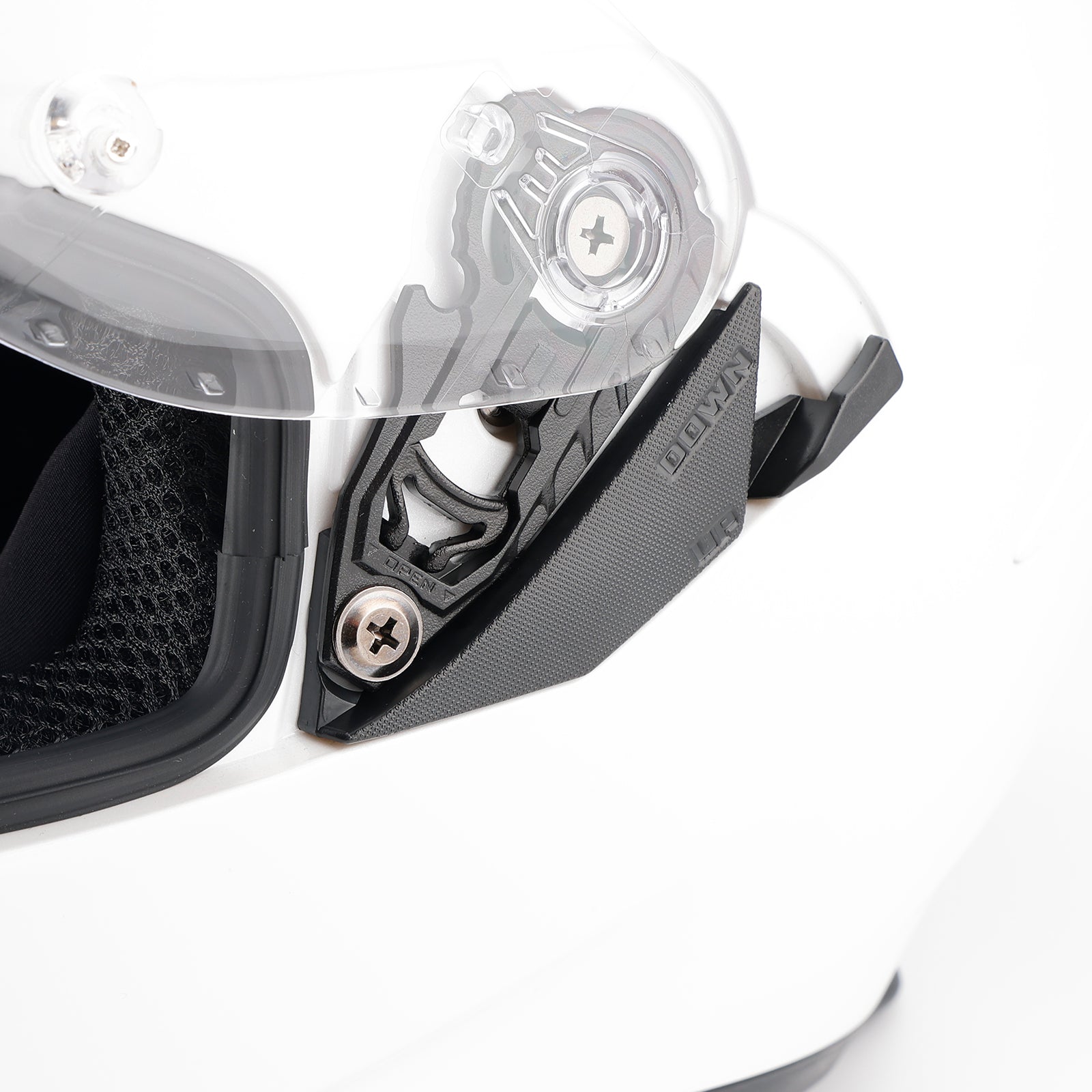 Amotopart DOT Motorcycle Helmet Adult Street Full Face White