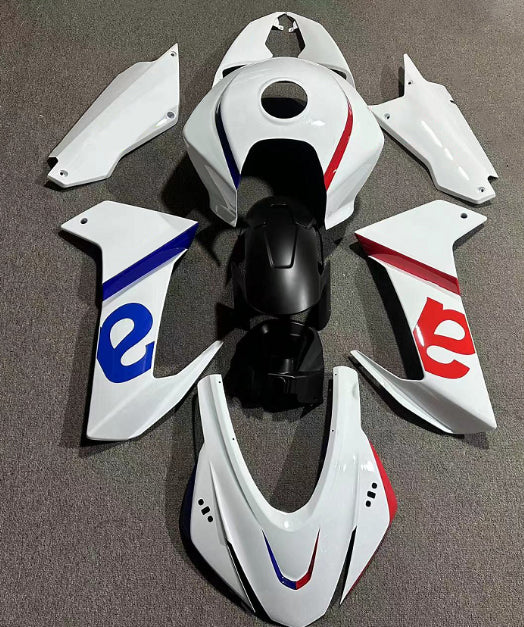 Amotopart Aprilia 2020-2024 RS660 Blau & Verkleidungssatz mit rotem Logo