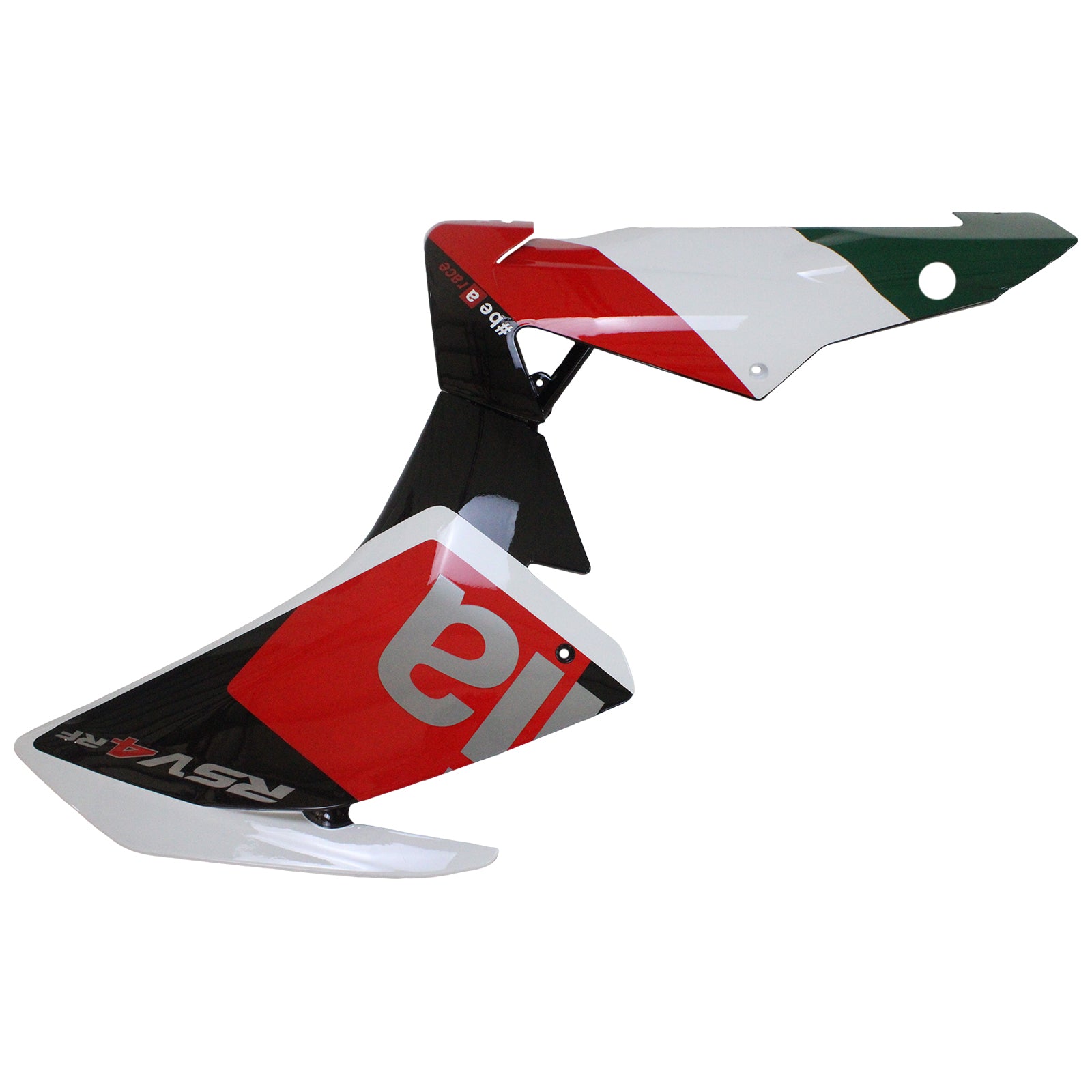 Amotopart Aprilia 2009–2015 RSV4 1000 rot-schwarzes Verkleidungsset