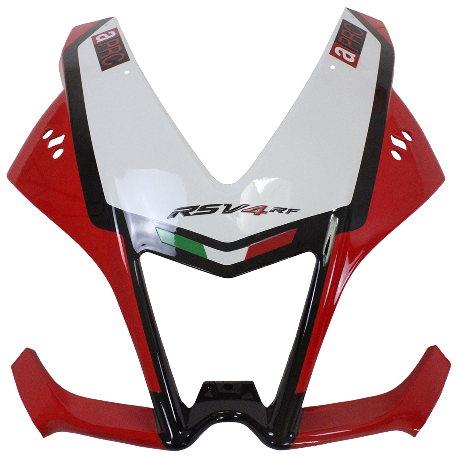 Amotopart Aprilia 2009–2015 RSV4 1000 rot-schwarzes Verkleidungsset