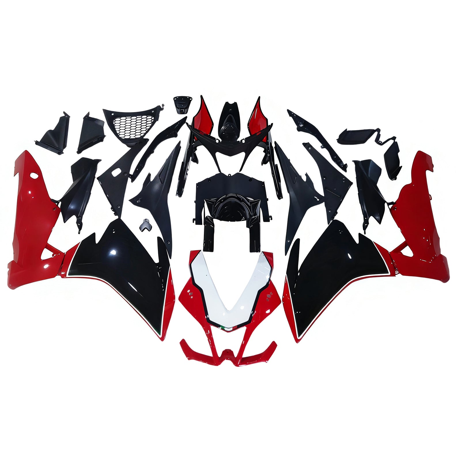Amotopart Aprilia 2009-2015 RSV4 1000 Black&Red Fairing Kit