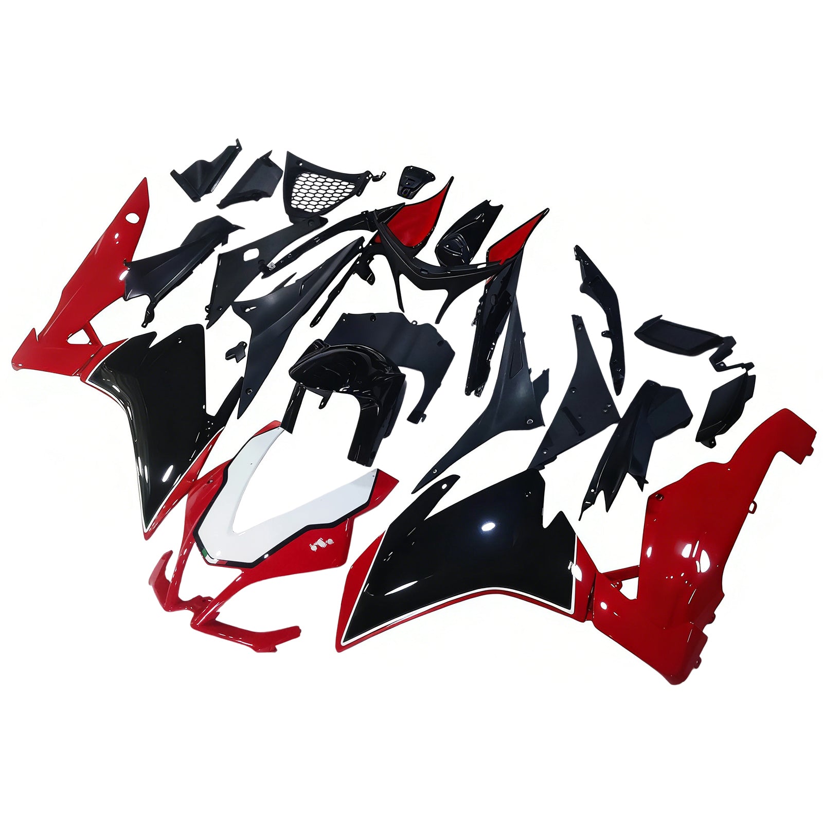 Amotopart Aprilia 2009-2015 RSV4 1000 Black&Red Fairing Kit