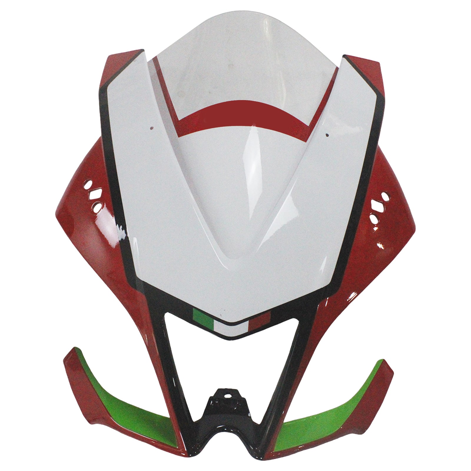 Amotopart 2009-2015 RSV4 1000 Aprilia White & Red Style4 Fairing Kit