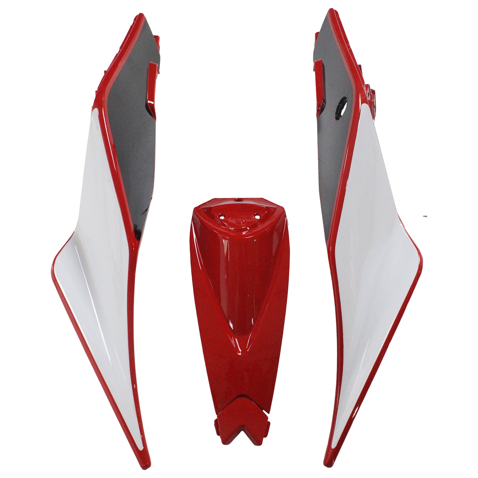 Amotopart 2009-2015 RSV4 1000 Aprilia White & Red Style4 Fairing Kit