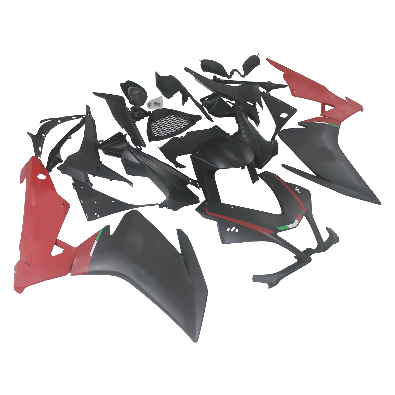 Amotopart 2009-2015 RSV4 1000 Aprilia Red&Black Style2 Fairing Kit