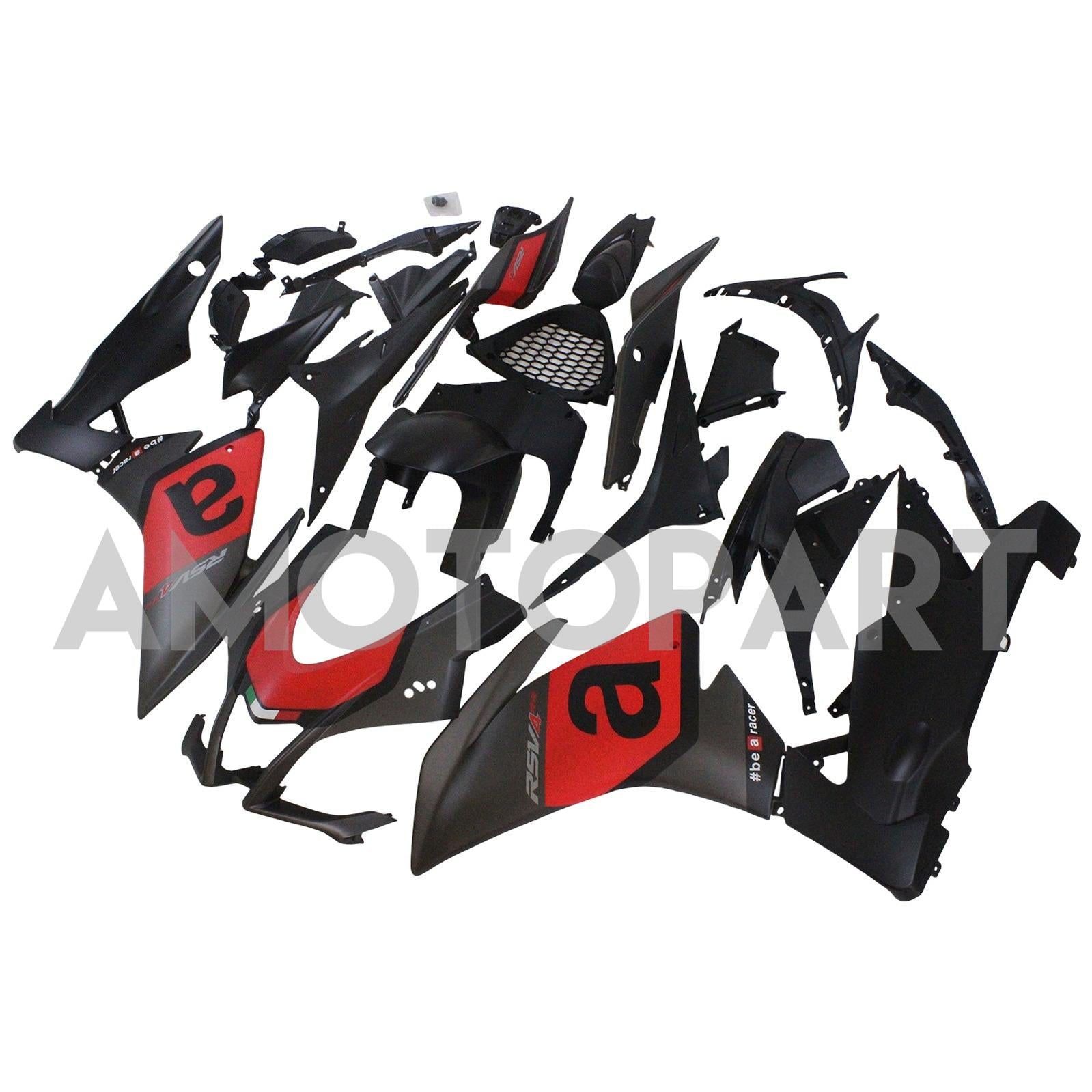 Amotopart 2009-2015 RSV4 1000 Aprilia Red&Black Style3 Fairing Kit
