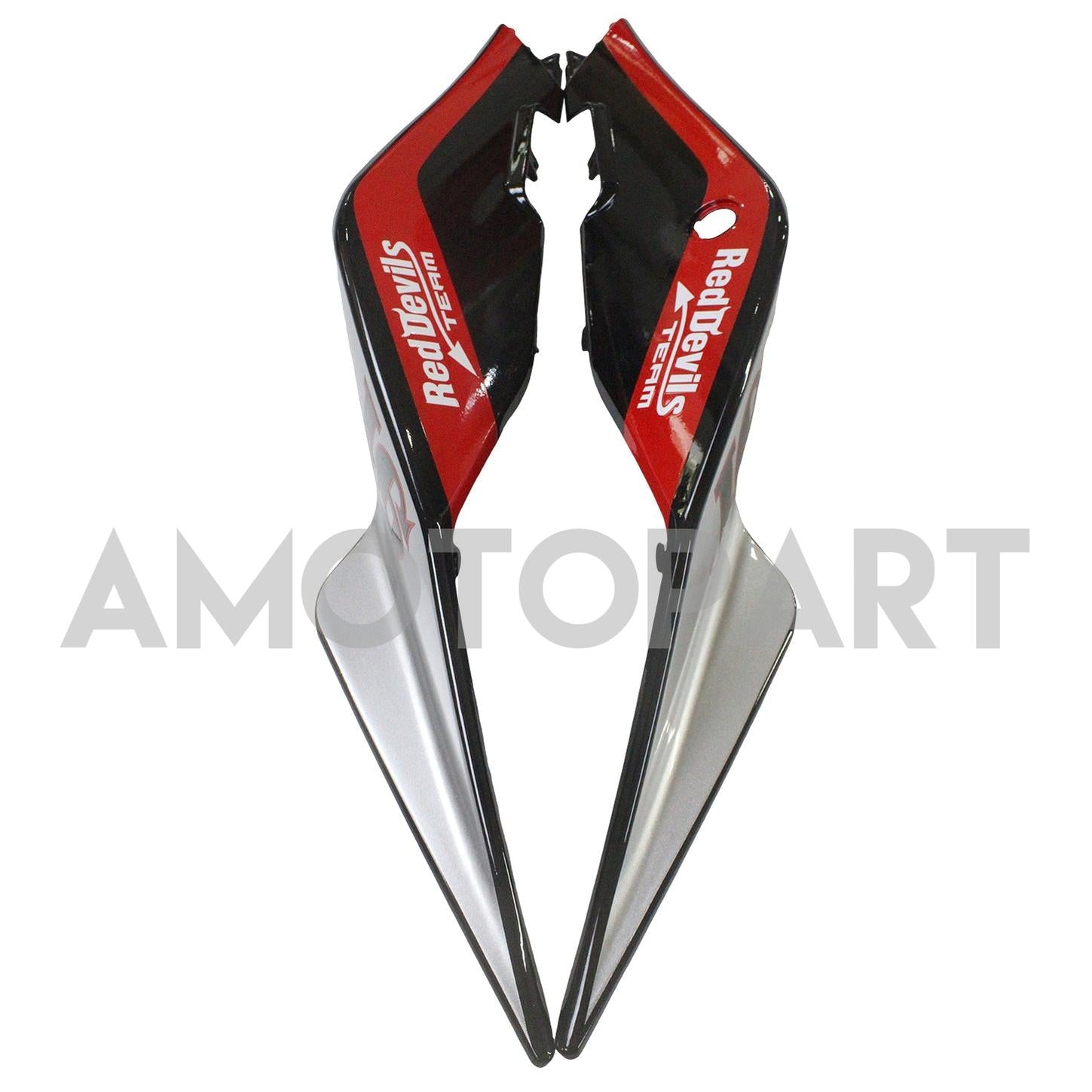 Amotopart 2009-2015 RSV4 1000 Aprilia Gray & Red Fairing Kit